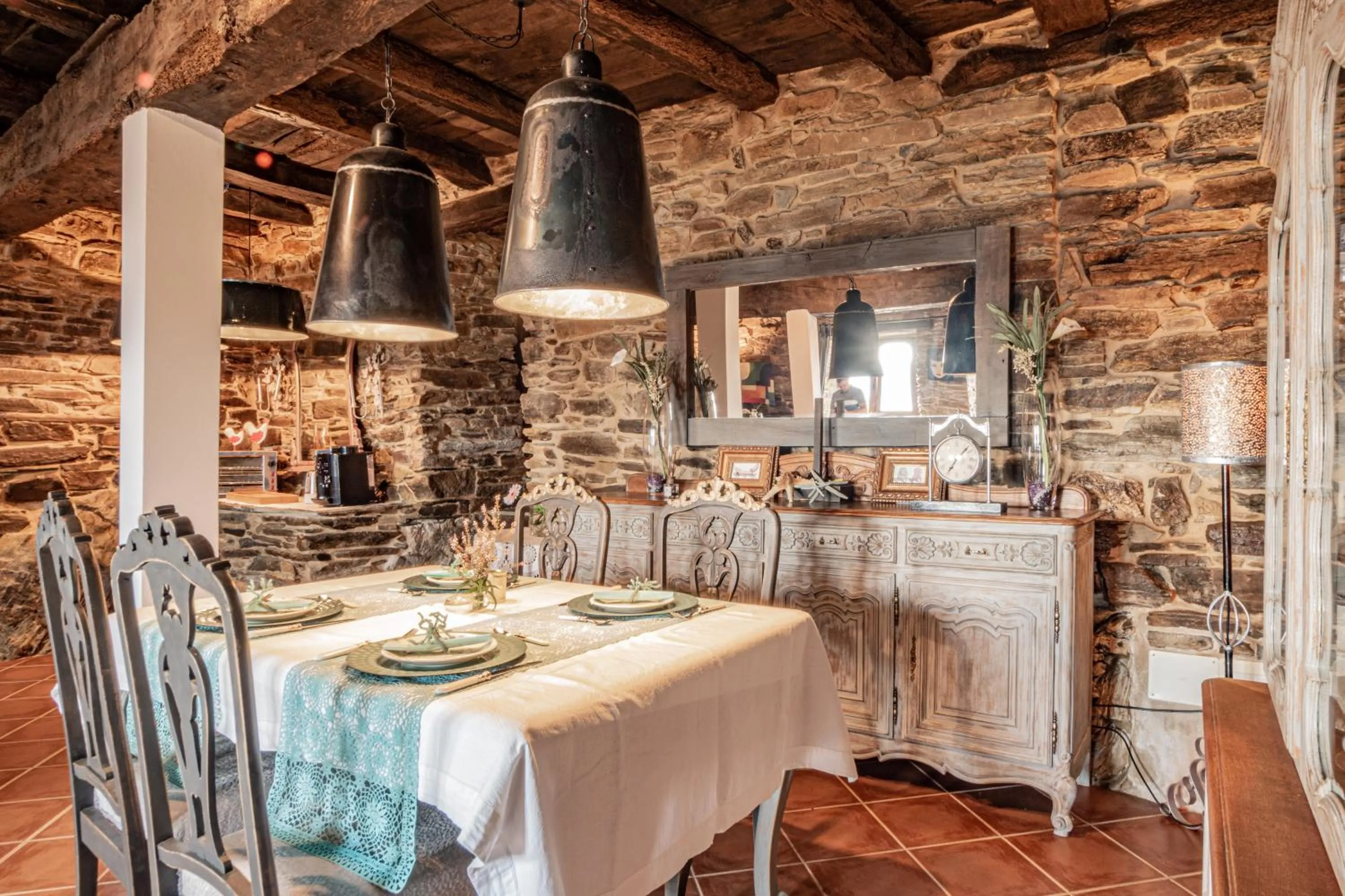 Dining area in Complejo Rural Lar de Vies