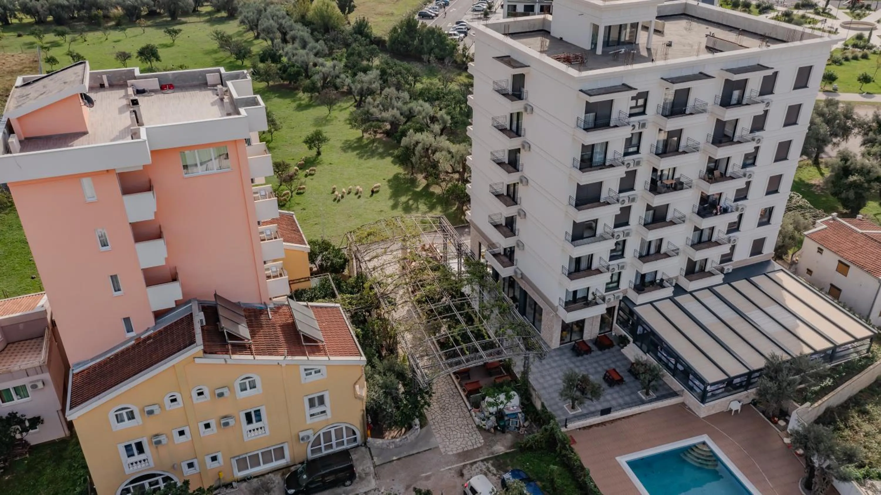 Property building in Hotel Pharos