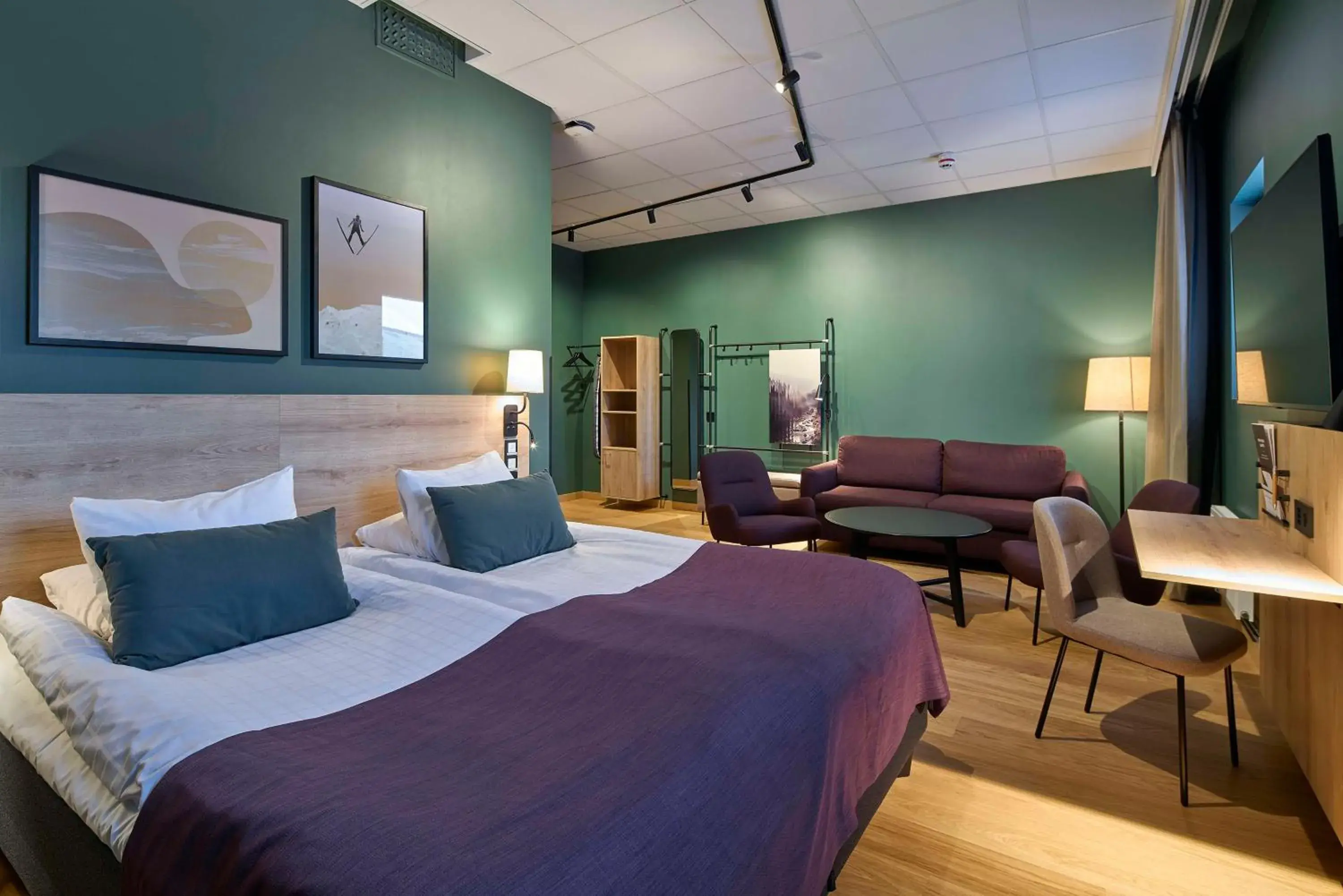 Superior Twin Room in Scandic Lugnet Superior Twin Room in Scandic Lugnet