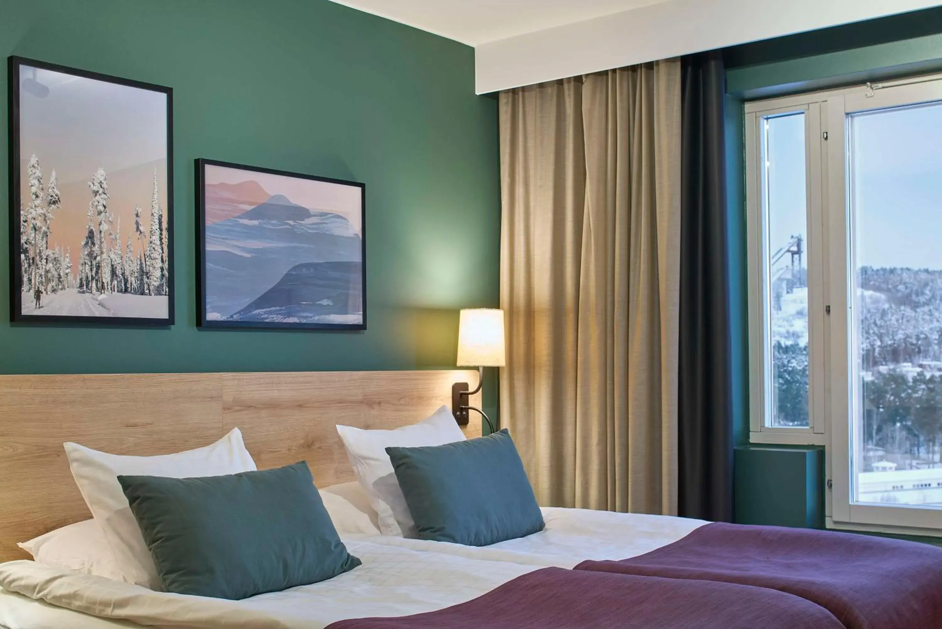 Bedroom, Bed in Scandic Lugnet Bedroom, Bed in Scandic Lugnet