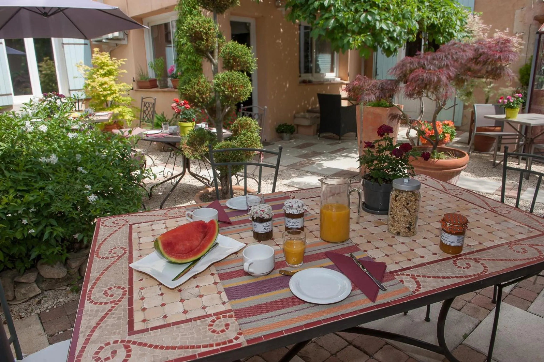 Garden in Hotel Sainte Anne - Apt