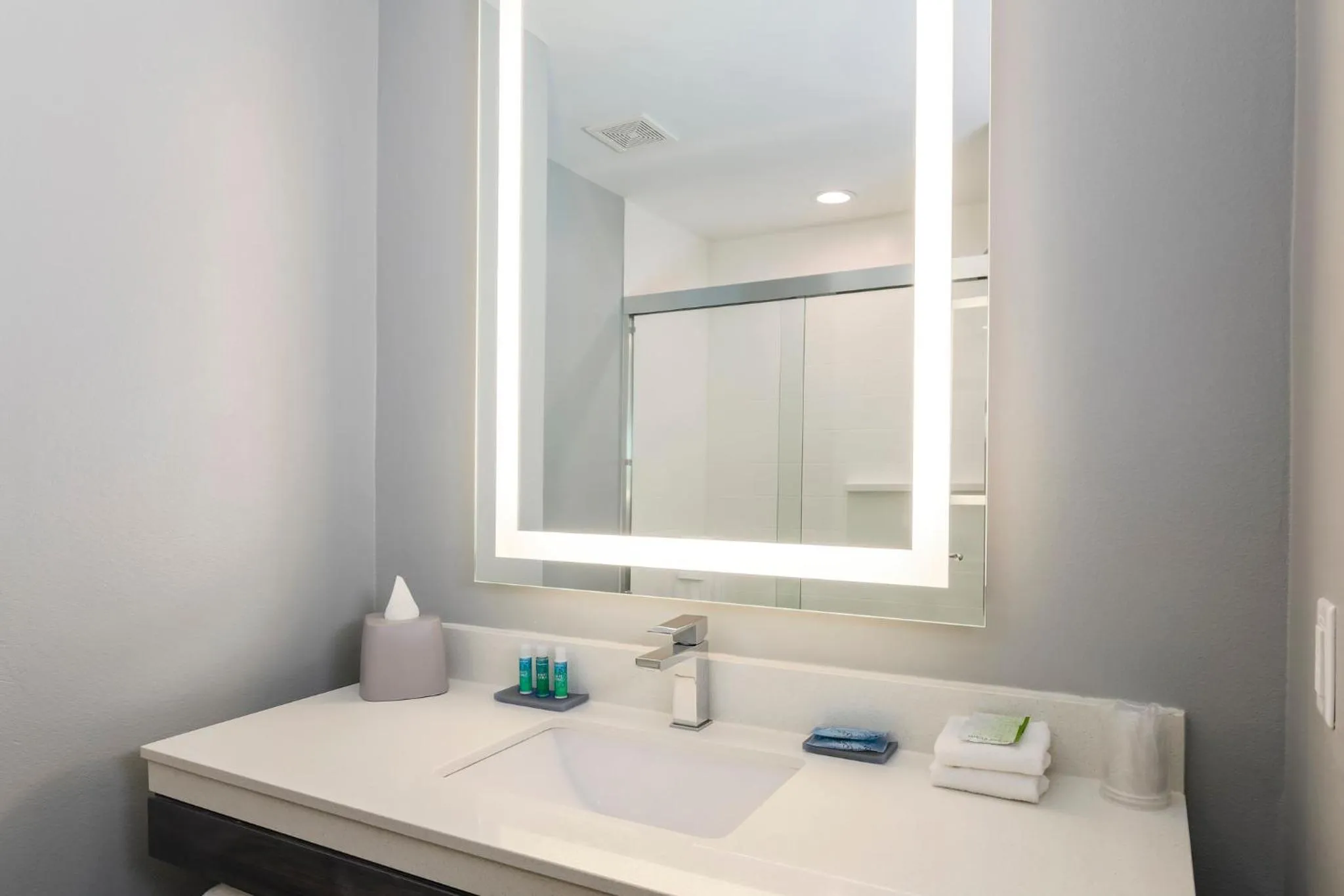 Bathroom in Holiday Inn Express & Suites Houston - Hobby Airport Area by IHG