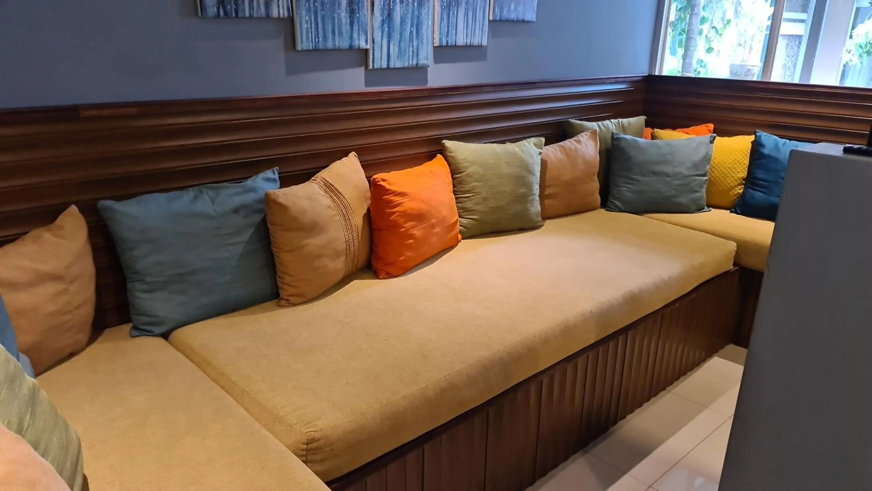 Seating area in El Encanto Condominiums