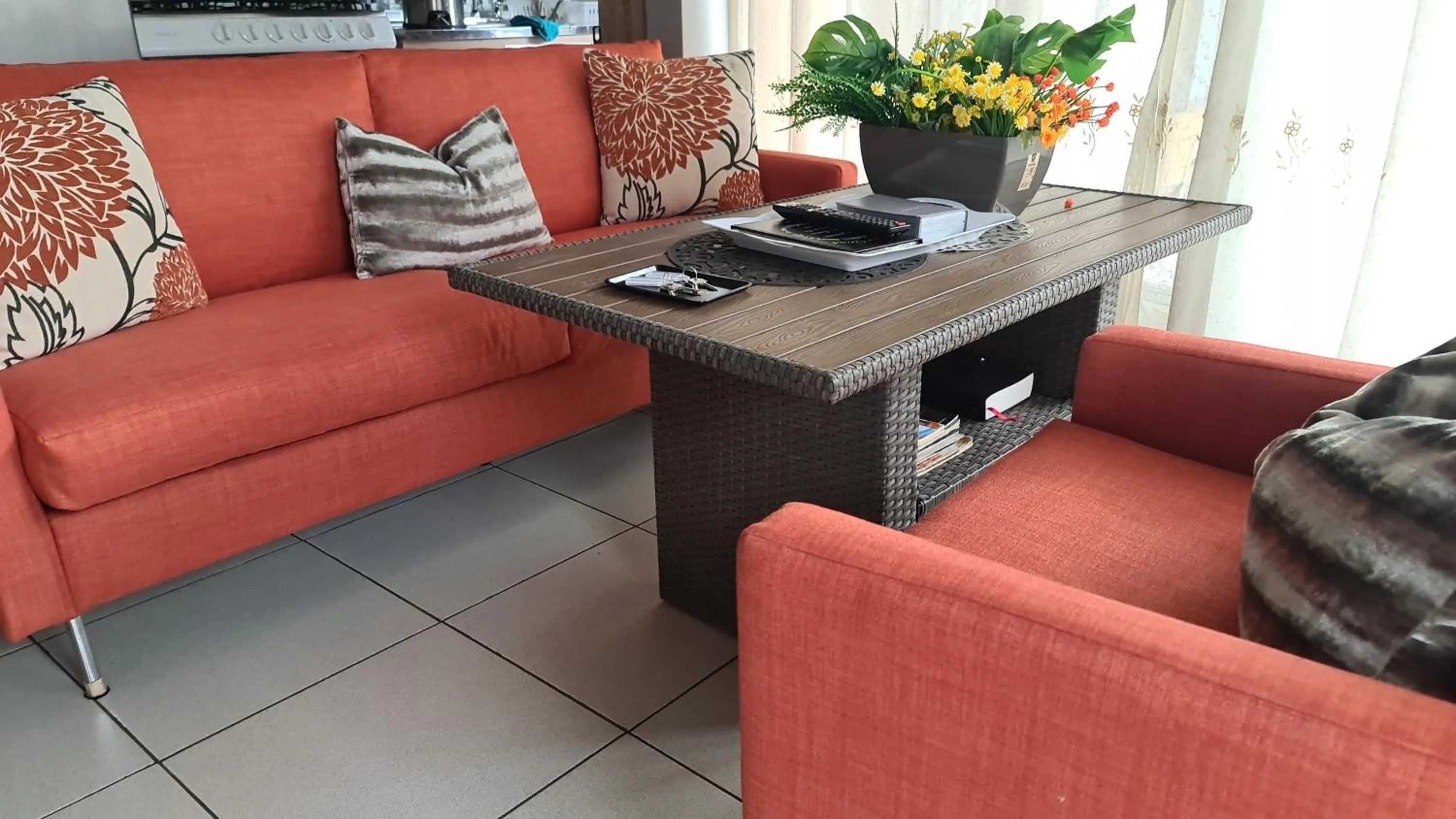 Seating area in El Encanto Condominiums