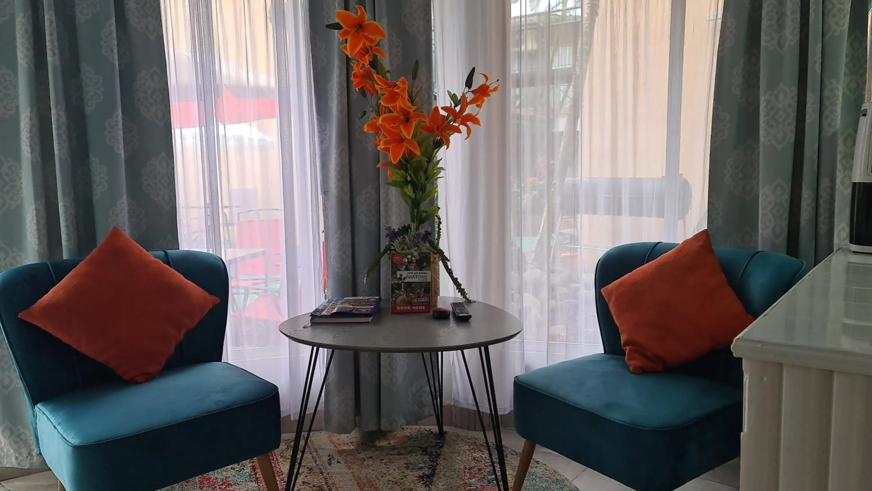 Seating area in El Encanto Condominiums