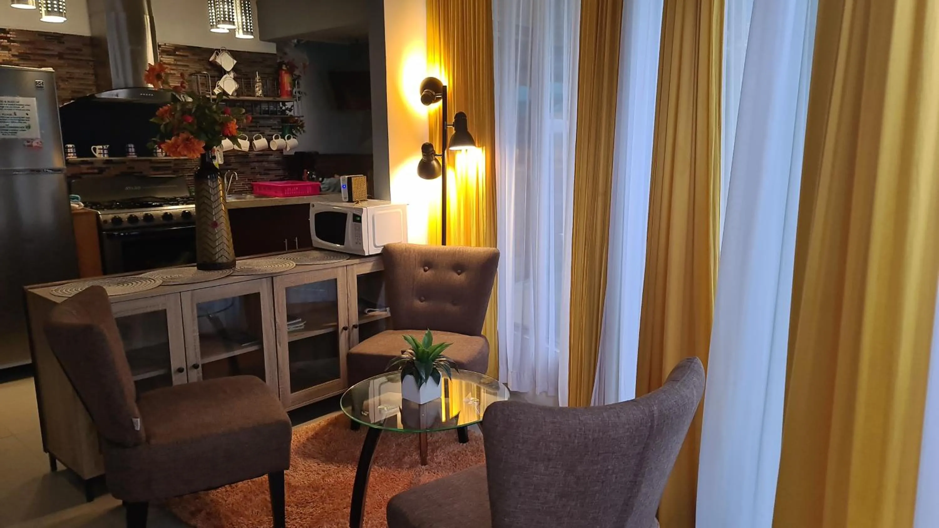 Seating area in El Encanto Condominiums