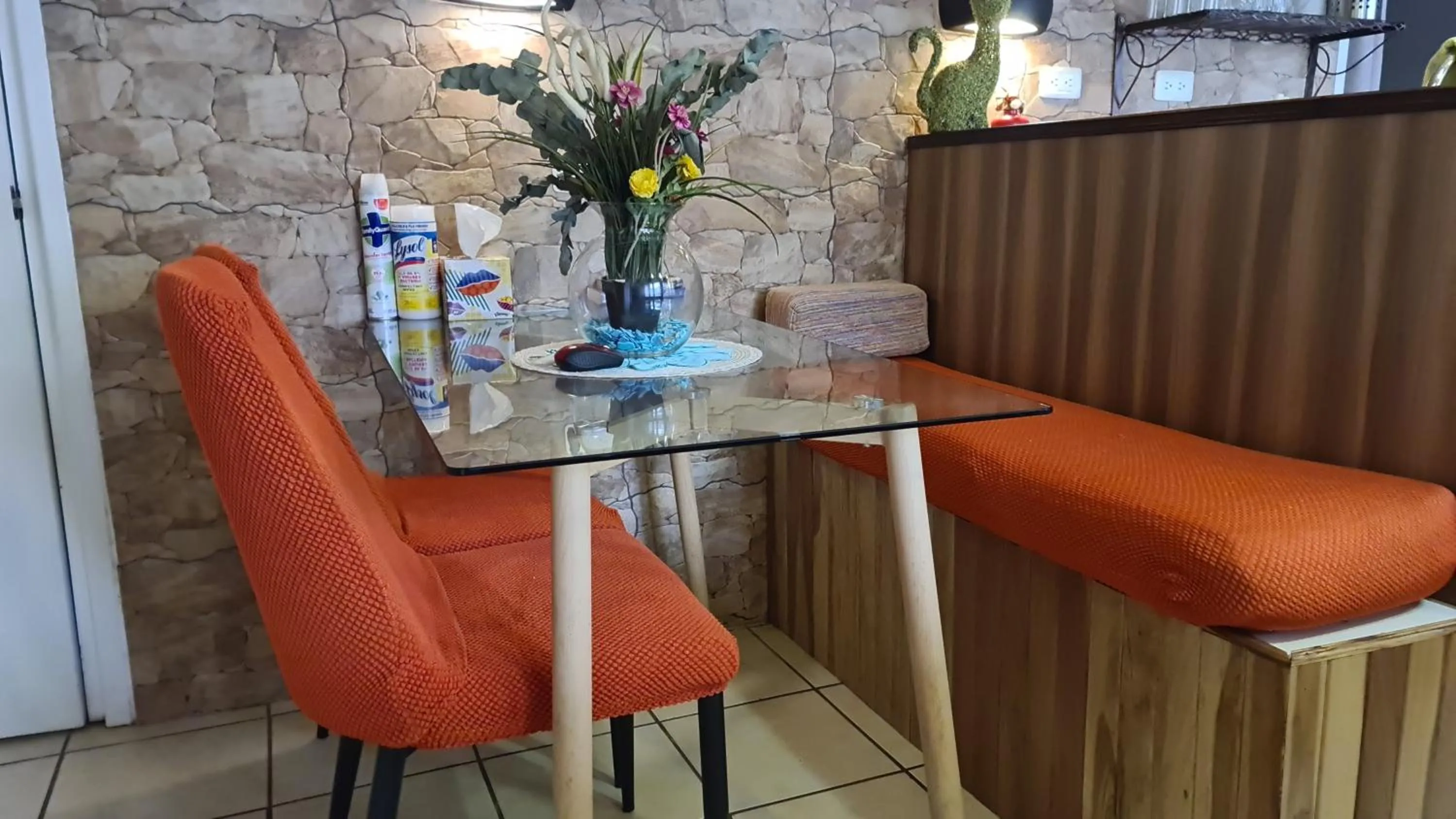 Seating area in El Encanto Condominiums