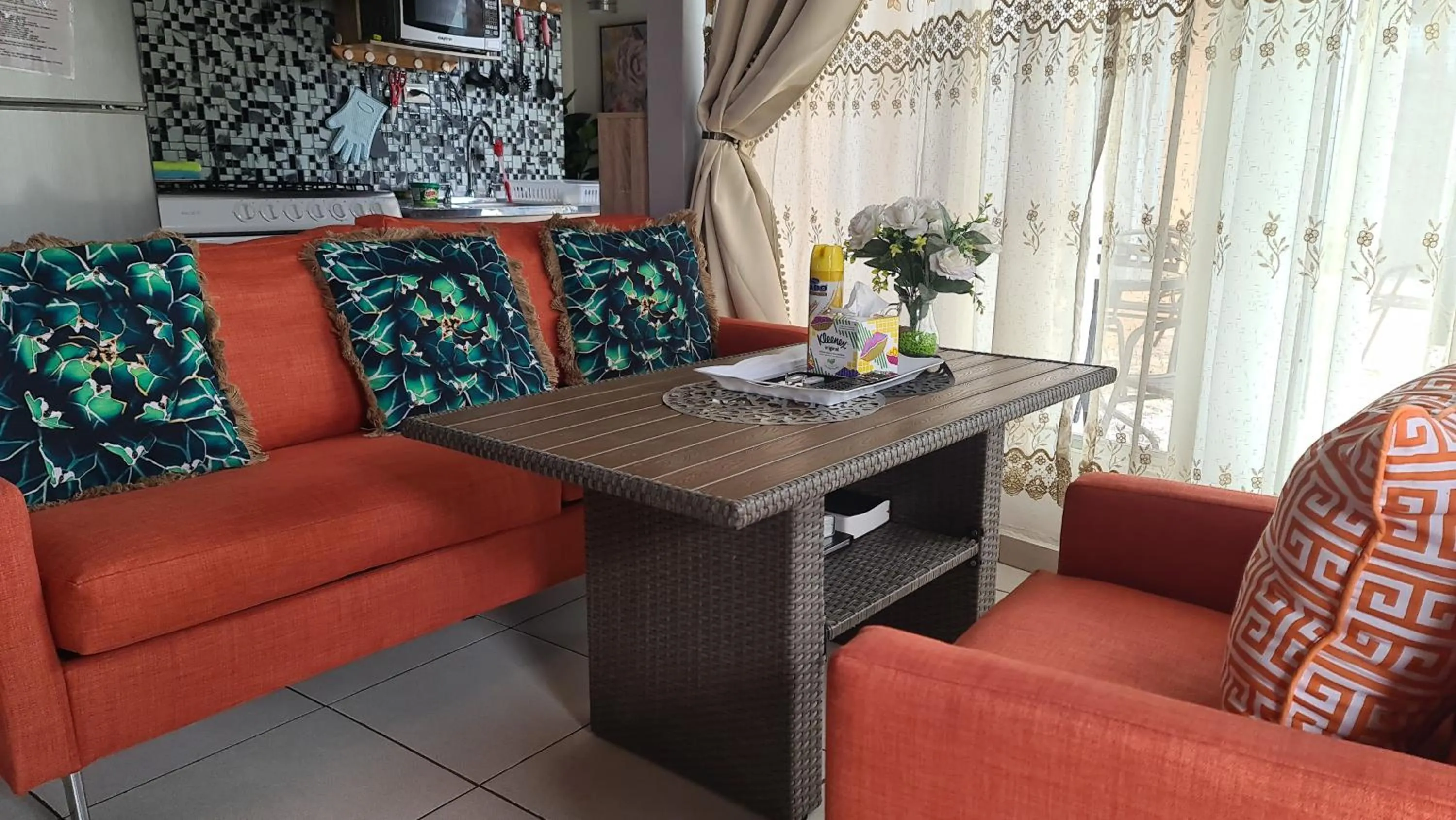 Living room in El Encanto Condominiums