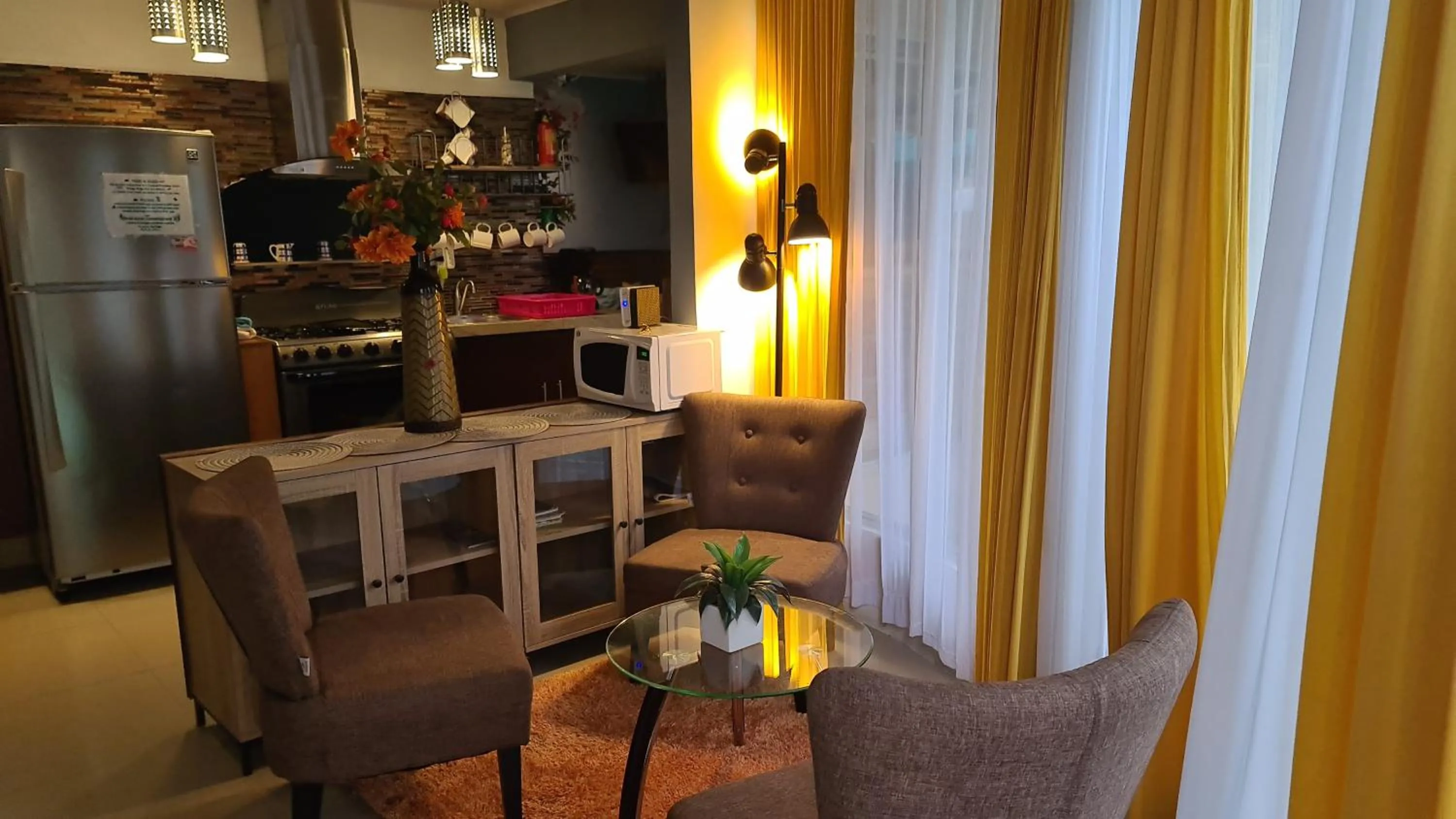 Seating area in El Encanto Condominiums