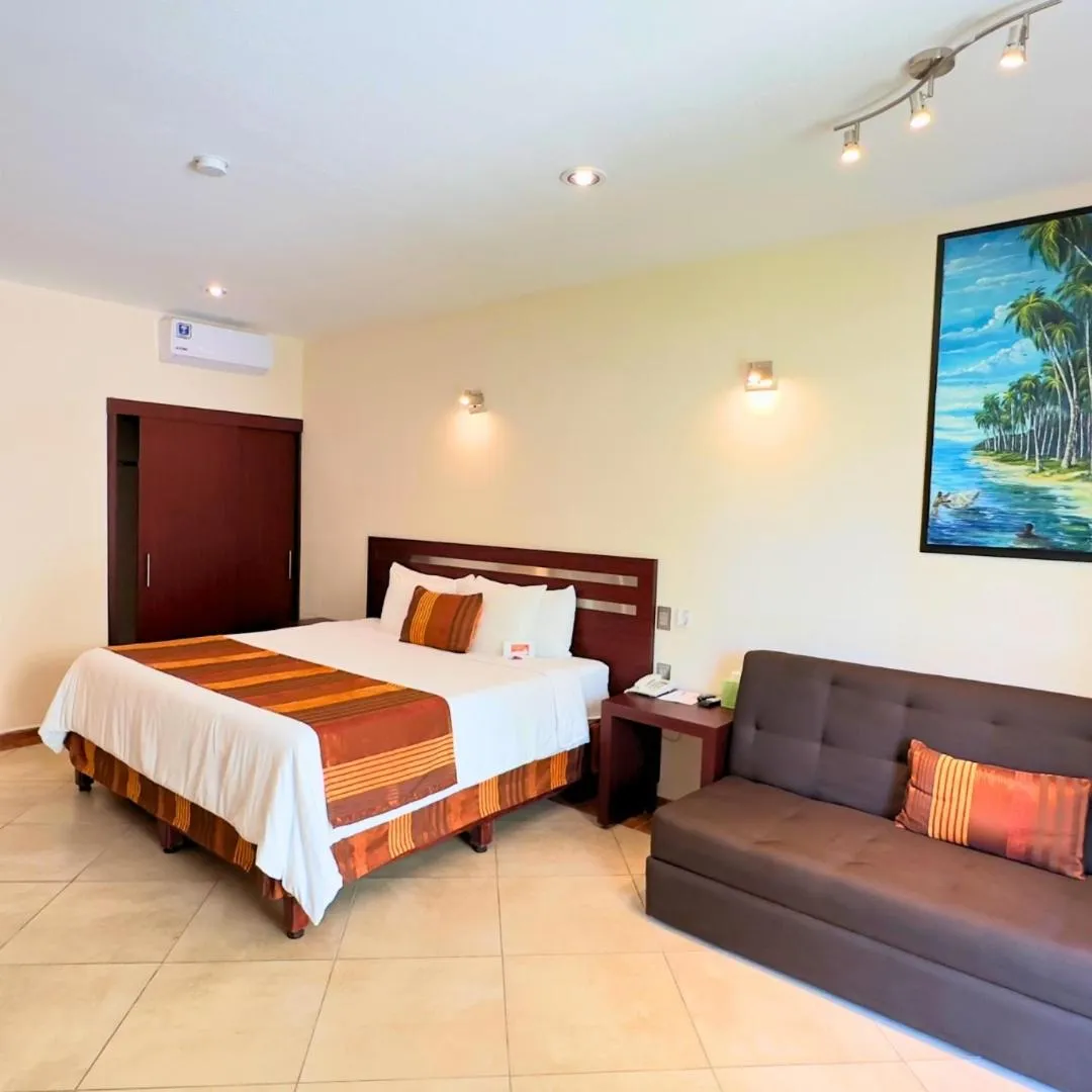 Bed in Hotel Quinta Tequisquiapan