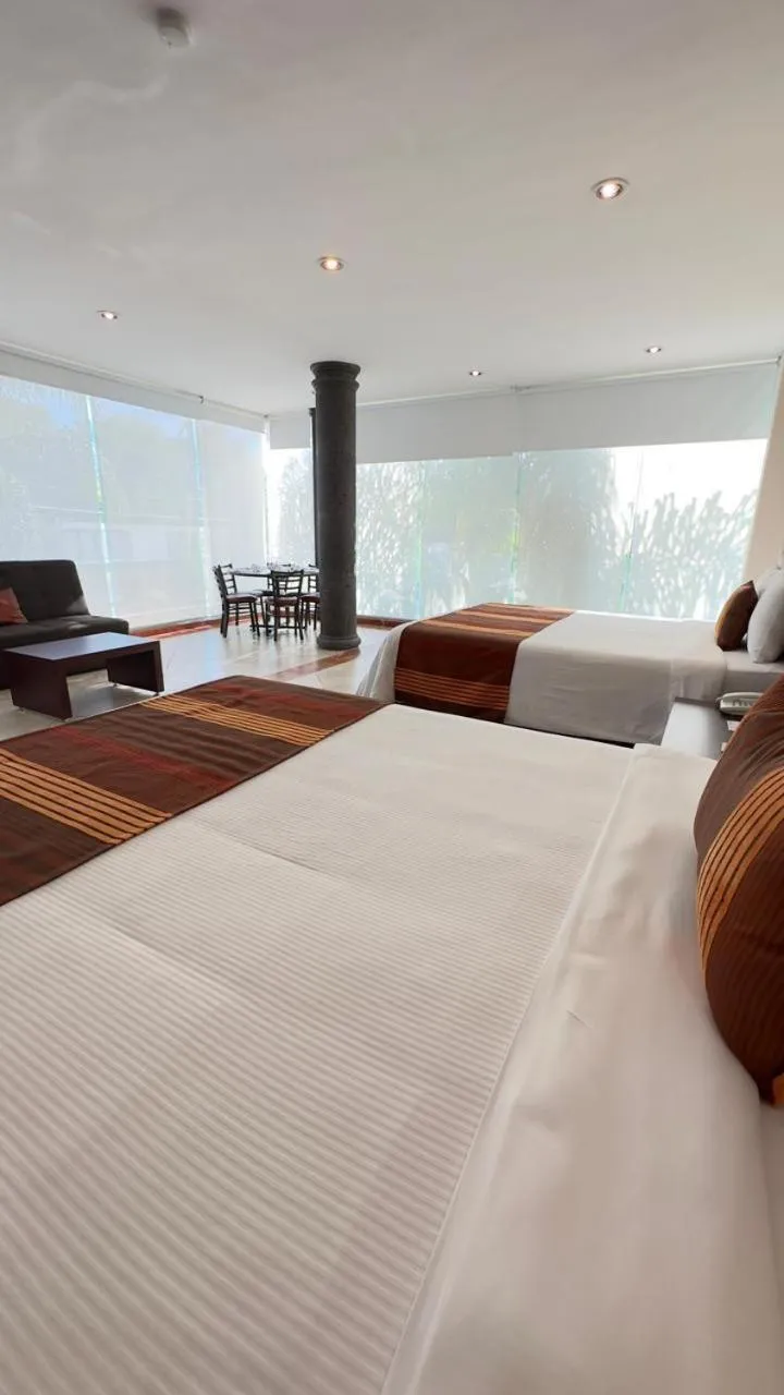 Bed in Hotel Quinta Tequisquiapan