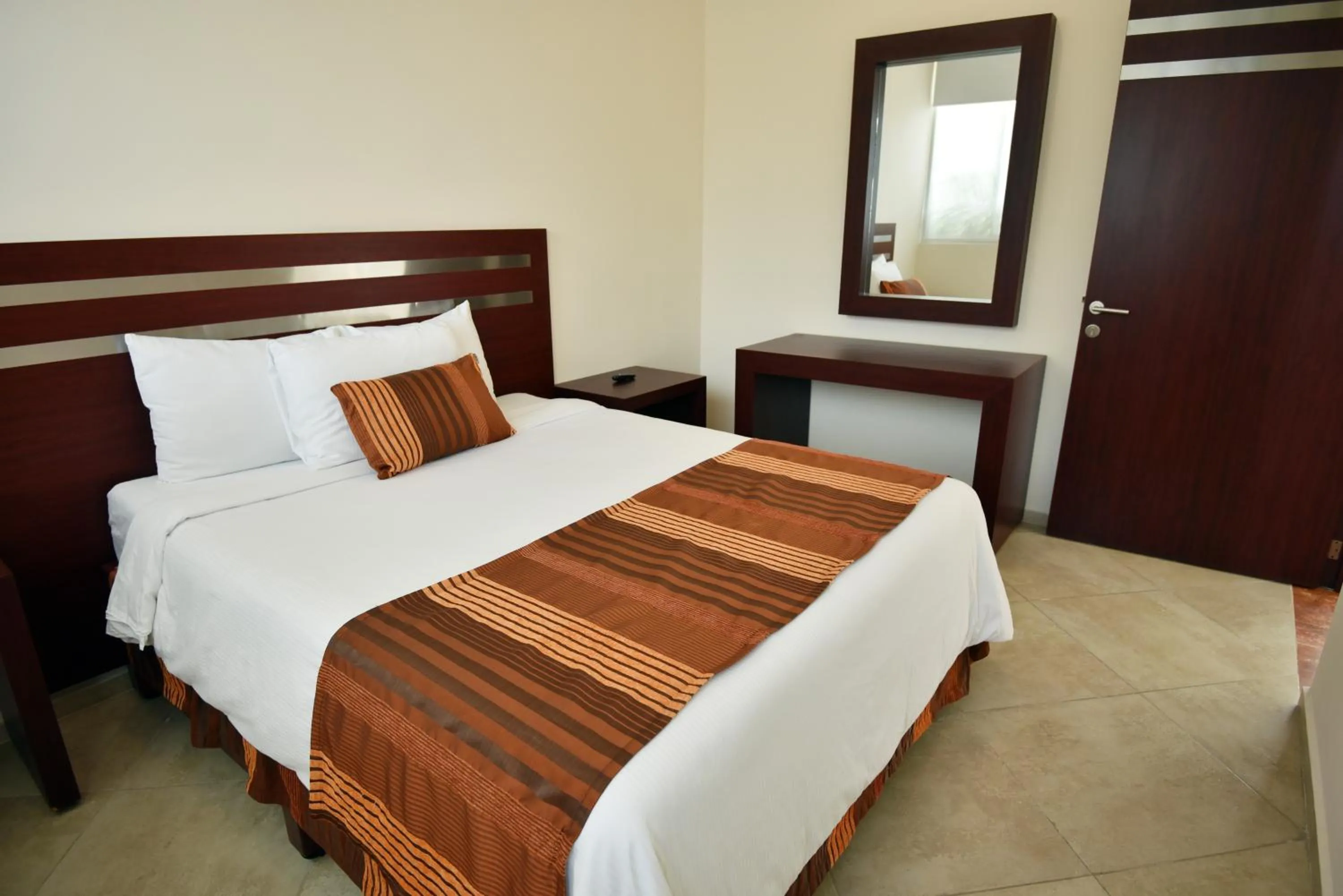 Bed in Hotel Quinta Tequisquiapan