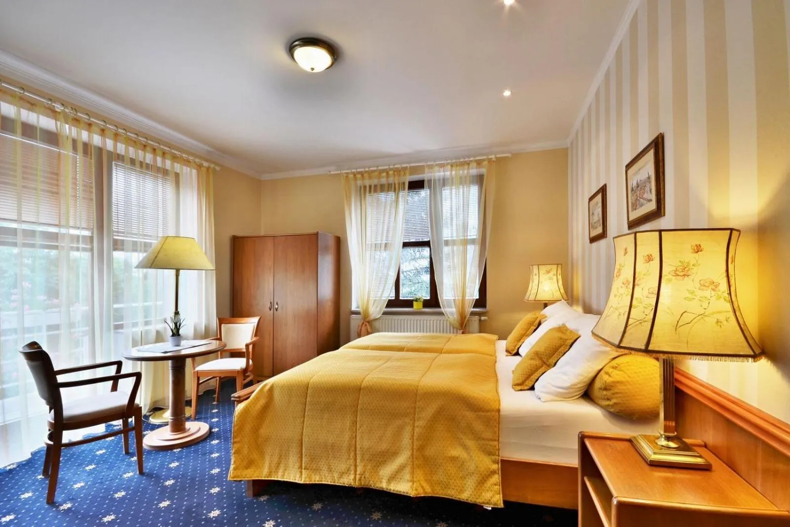 Bed in Hotel Villa Conti