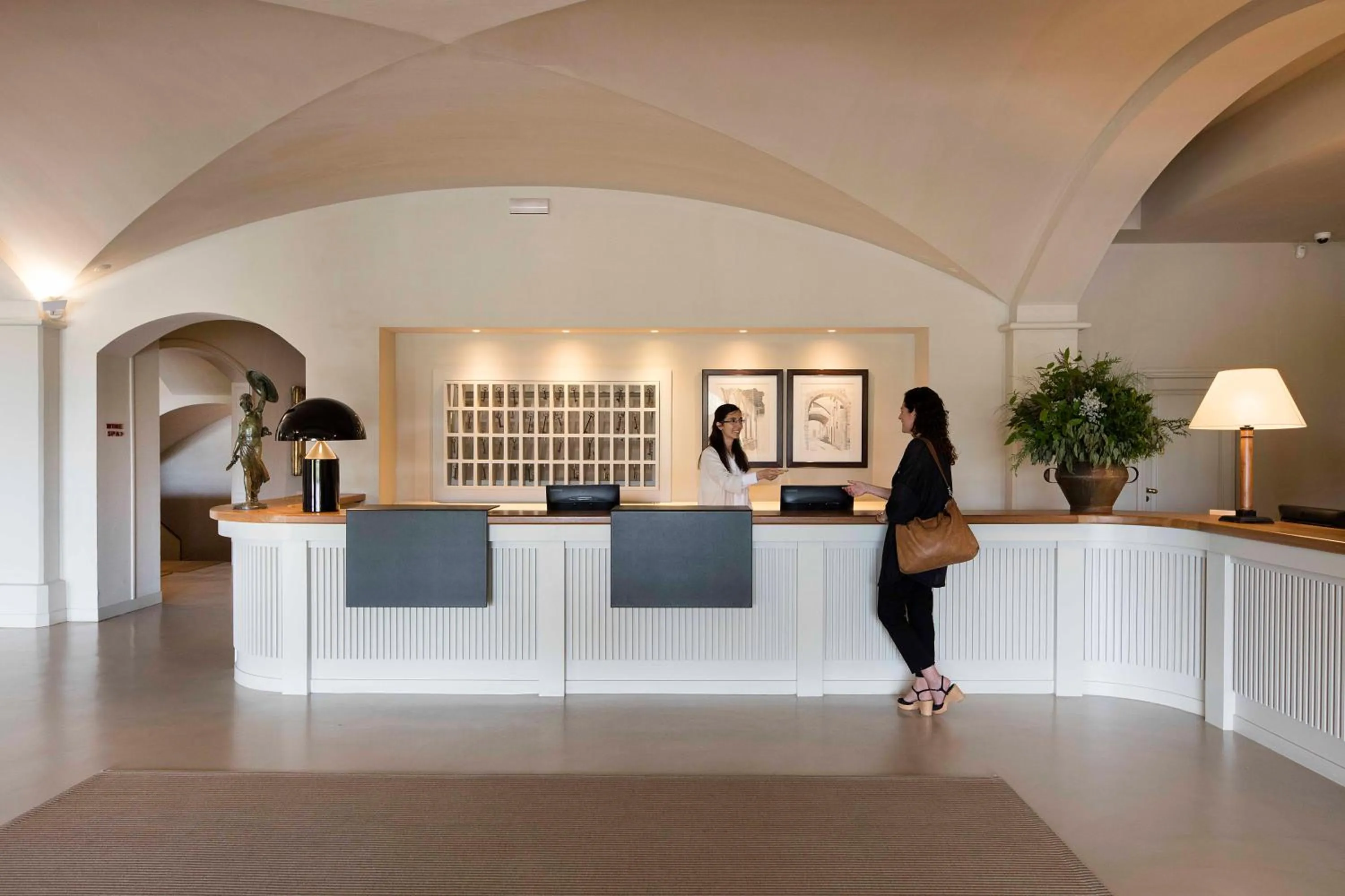 Lobby or reception in Hotel Peralada Wine Spa & Golf