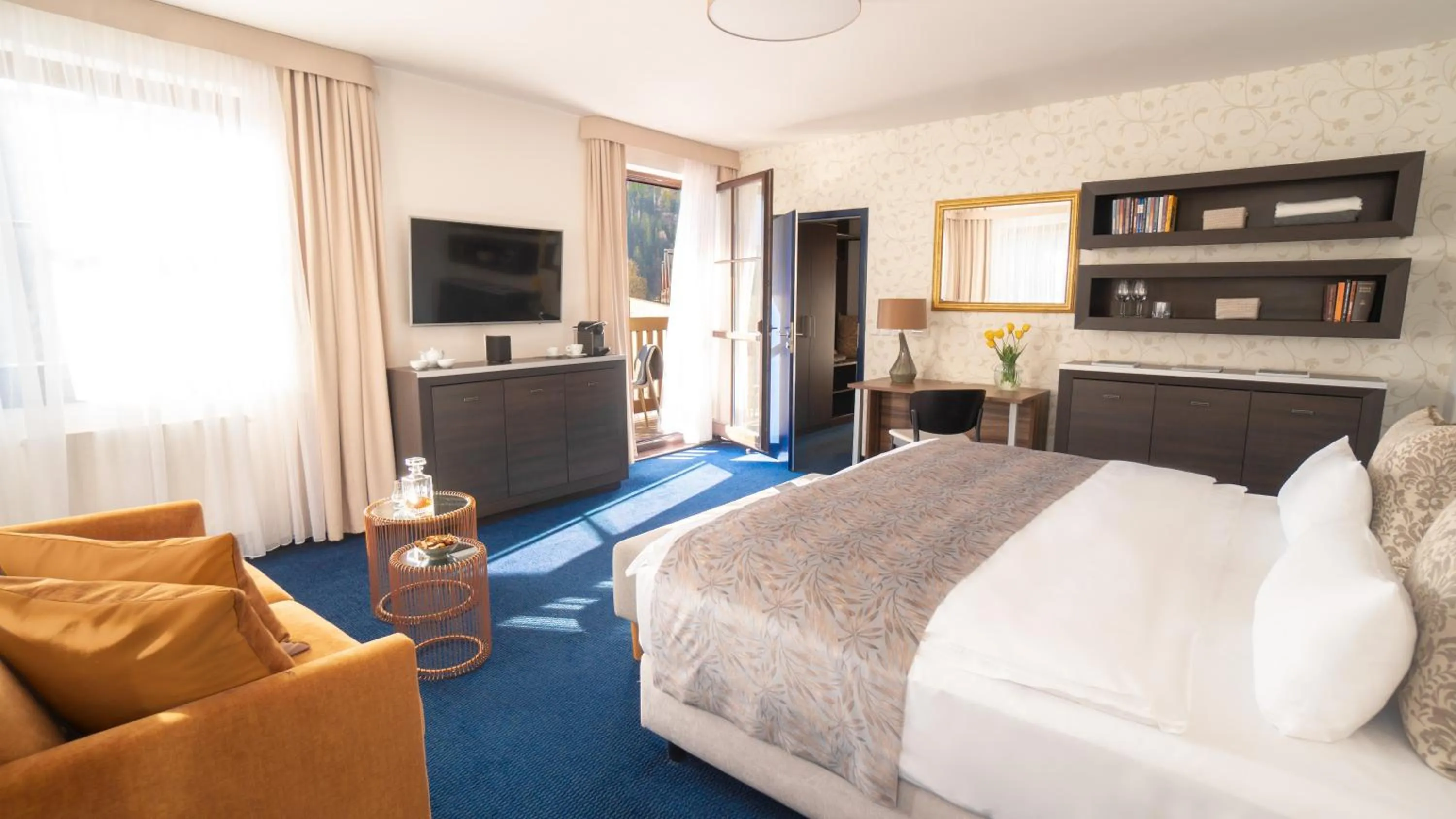 Bed in Hotel Savoy Špindlerův Mlýn