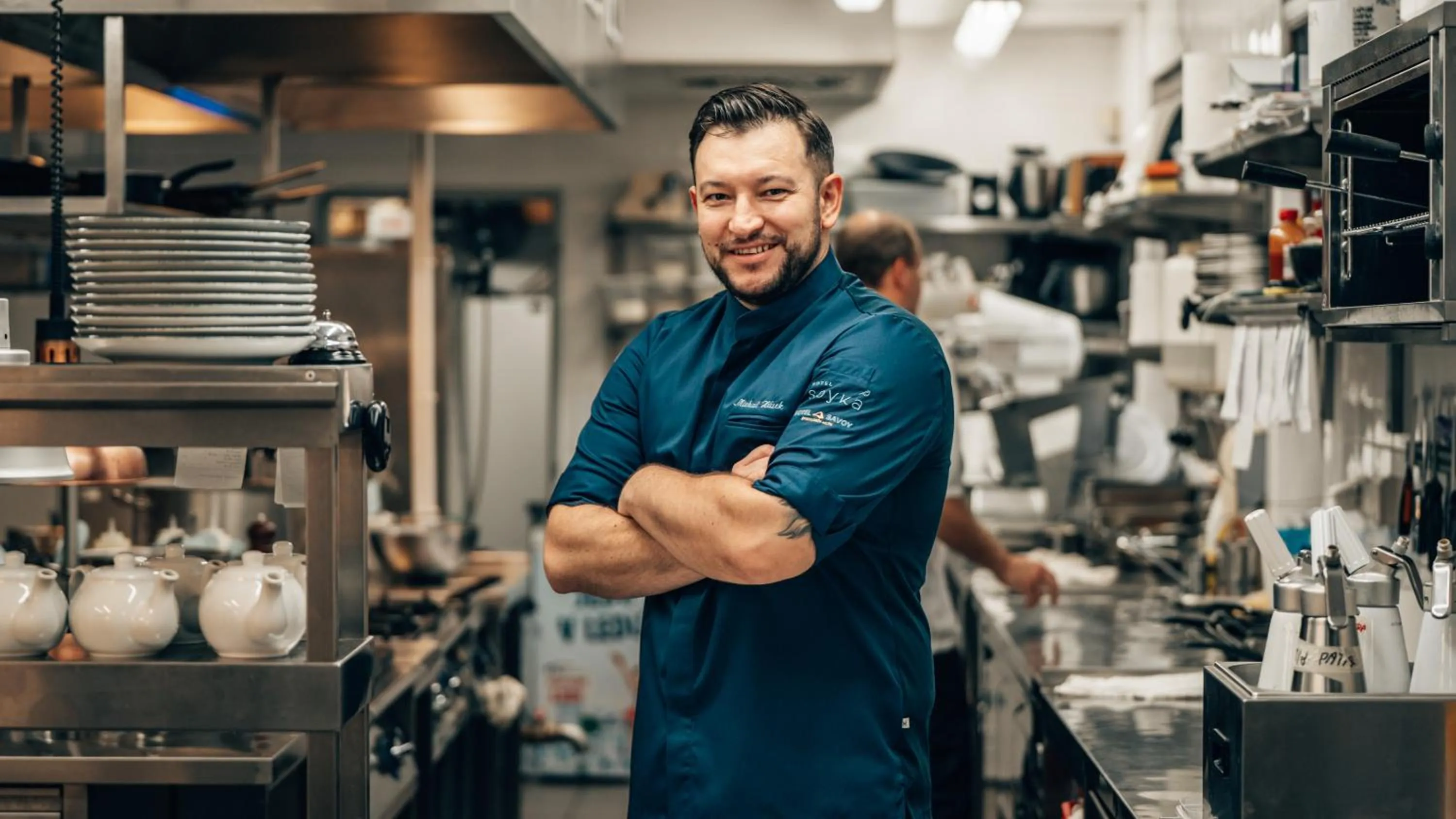 kitchen in Hotel Savoy Špindlerův Mlýn