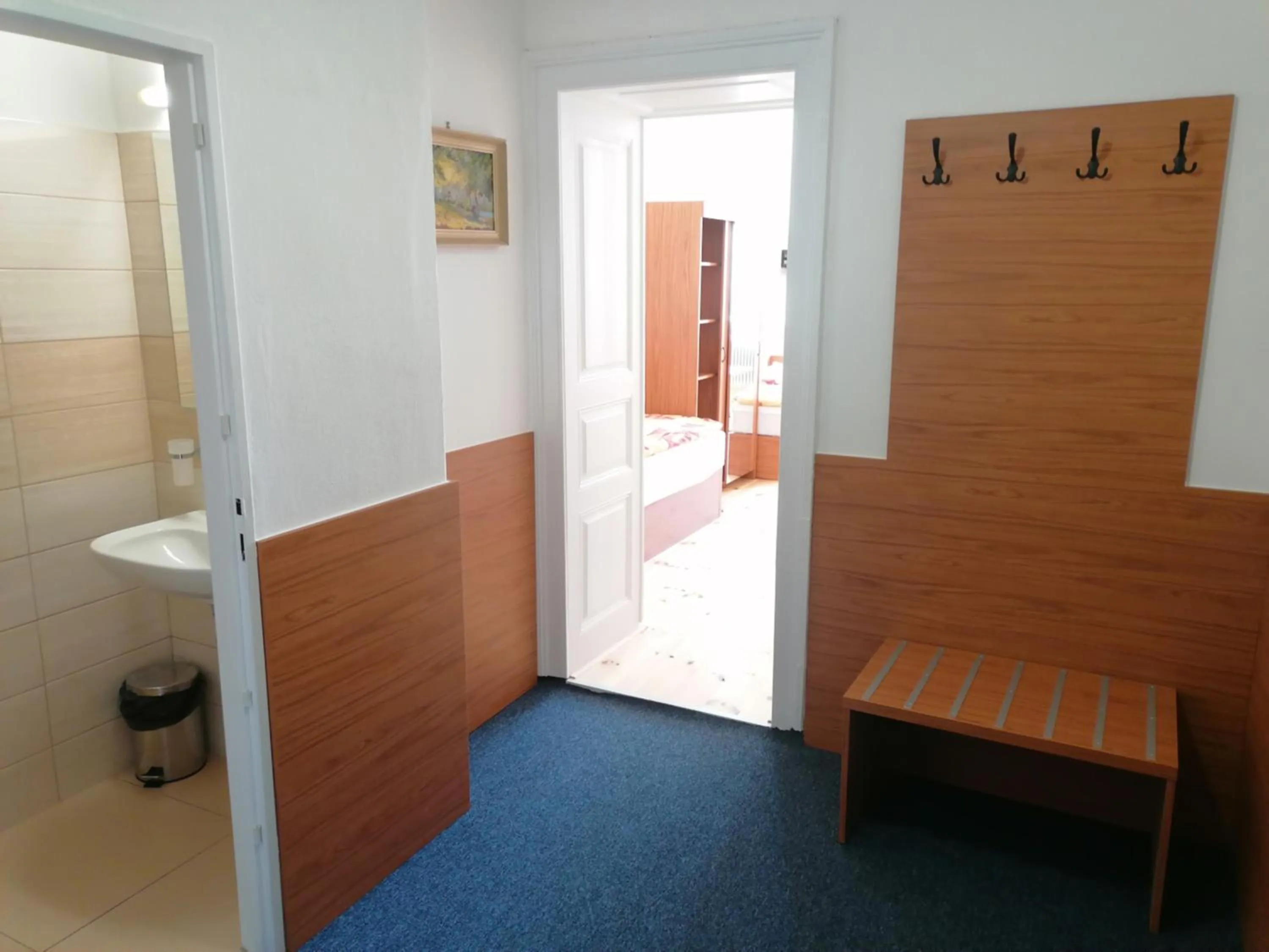 Toilet in Hotel Morava