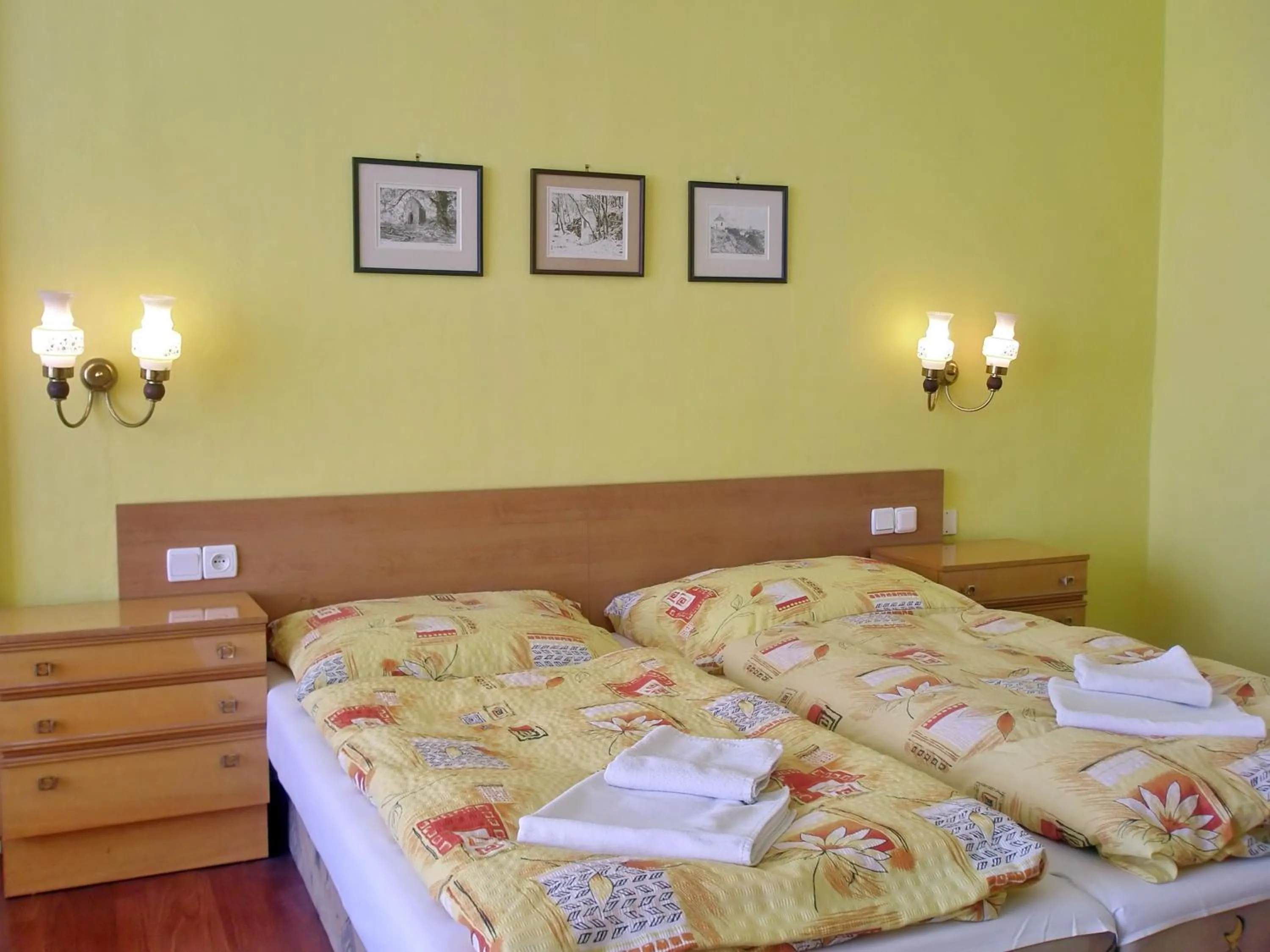 Bedroom, Bed in Hotel Morava