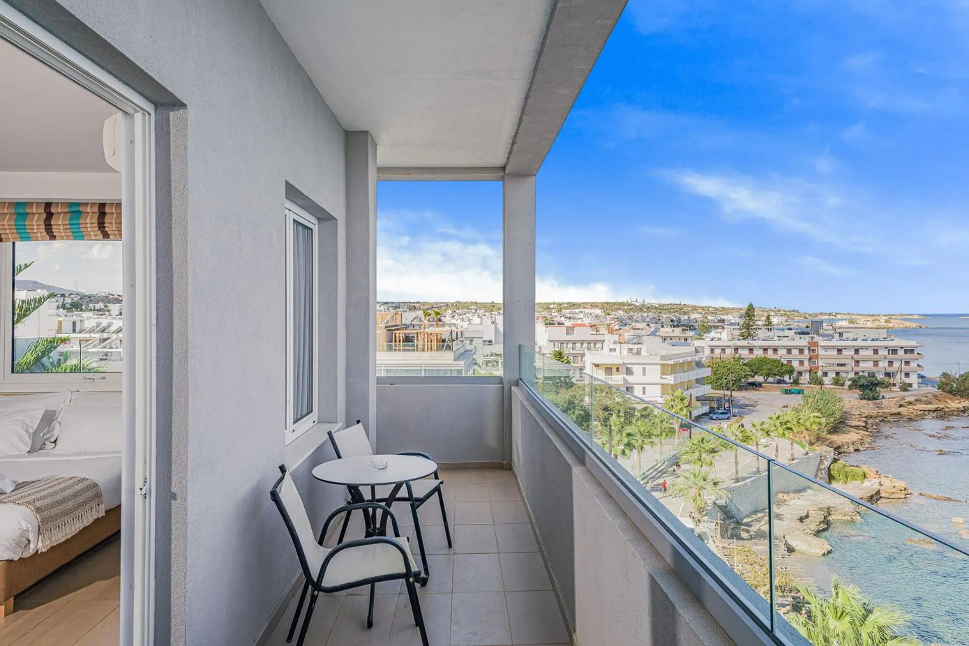 Balcony/Terrace in Glaros Beach Hotel