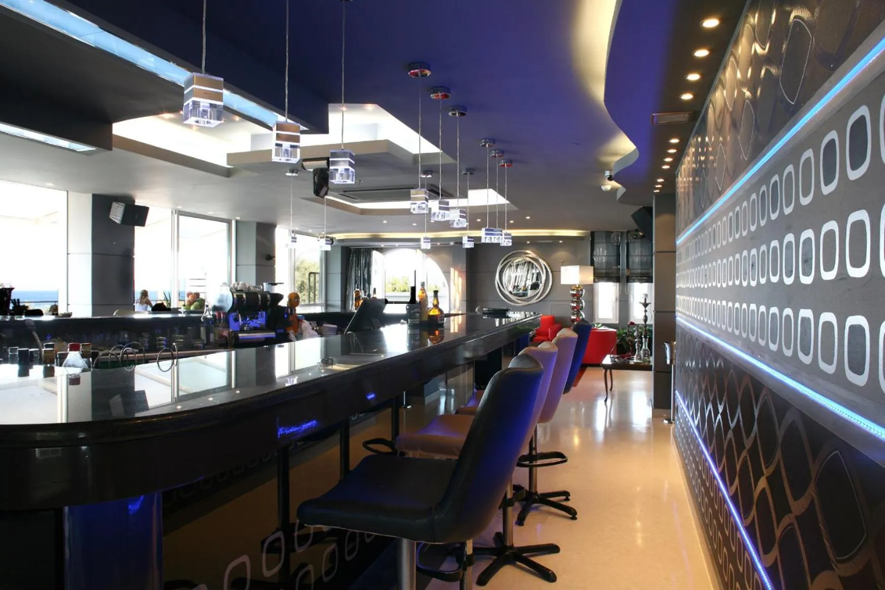 Lounge or bar in Glaros Beach Hotel