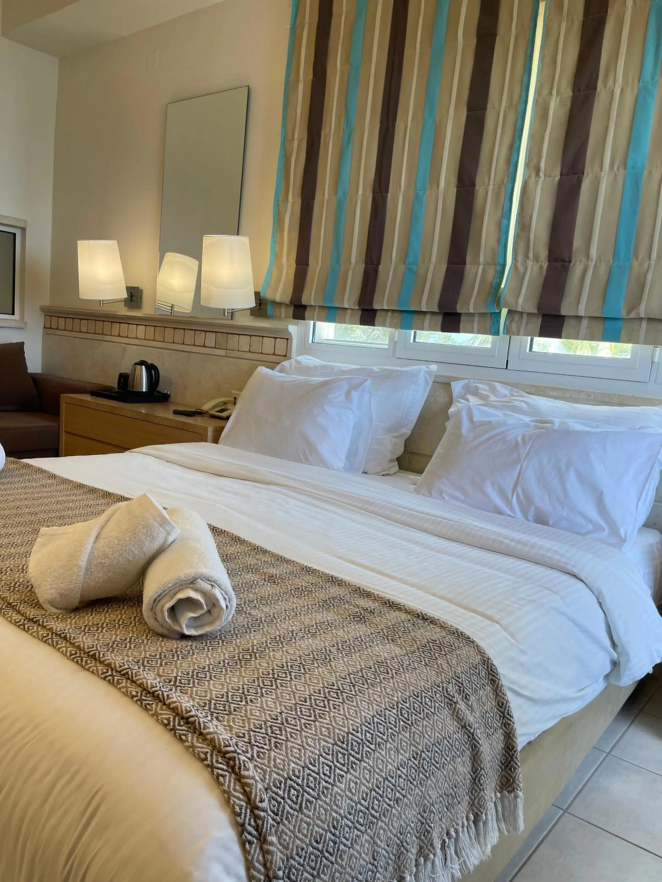 Bedroom in Glaros Beach Hotel