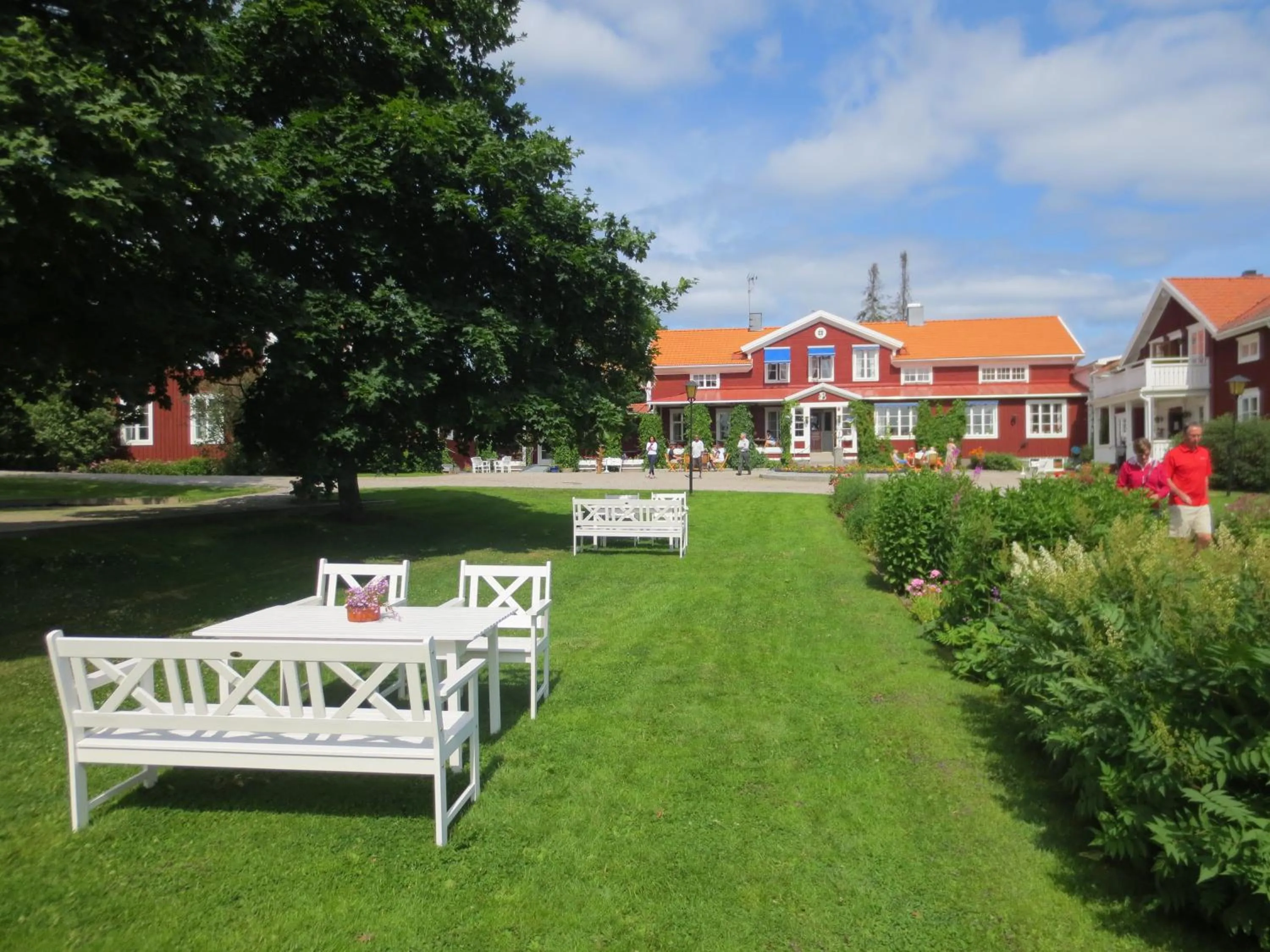 Garden view in Järvsöbaden
