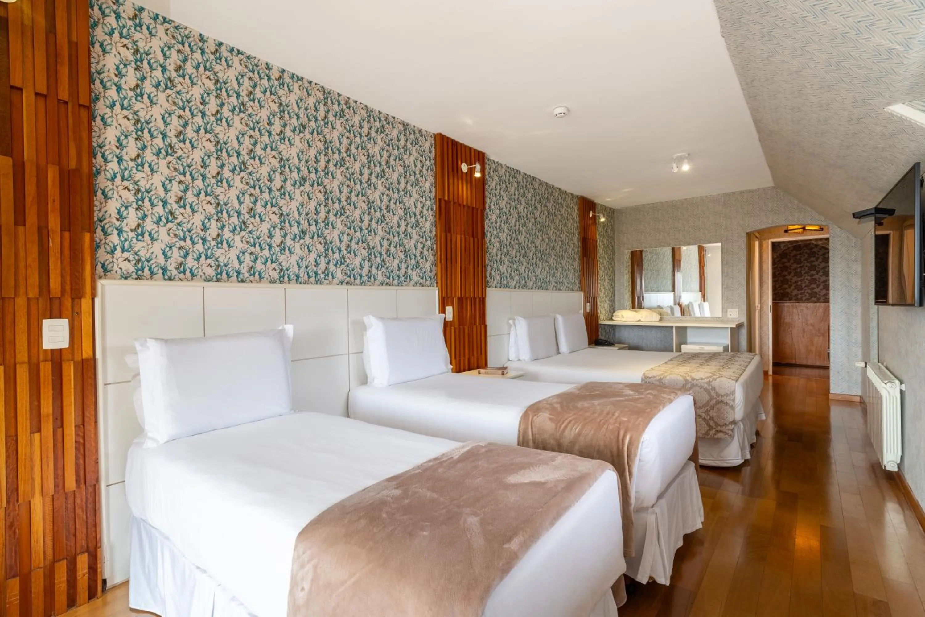 Bed in Chris Wellness Resort Hotel