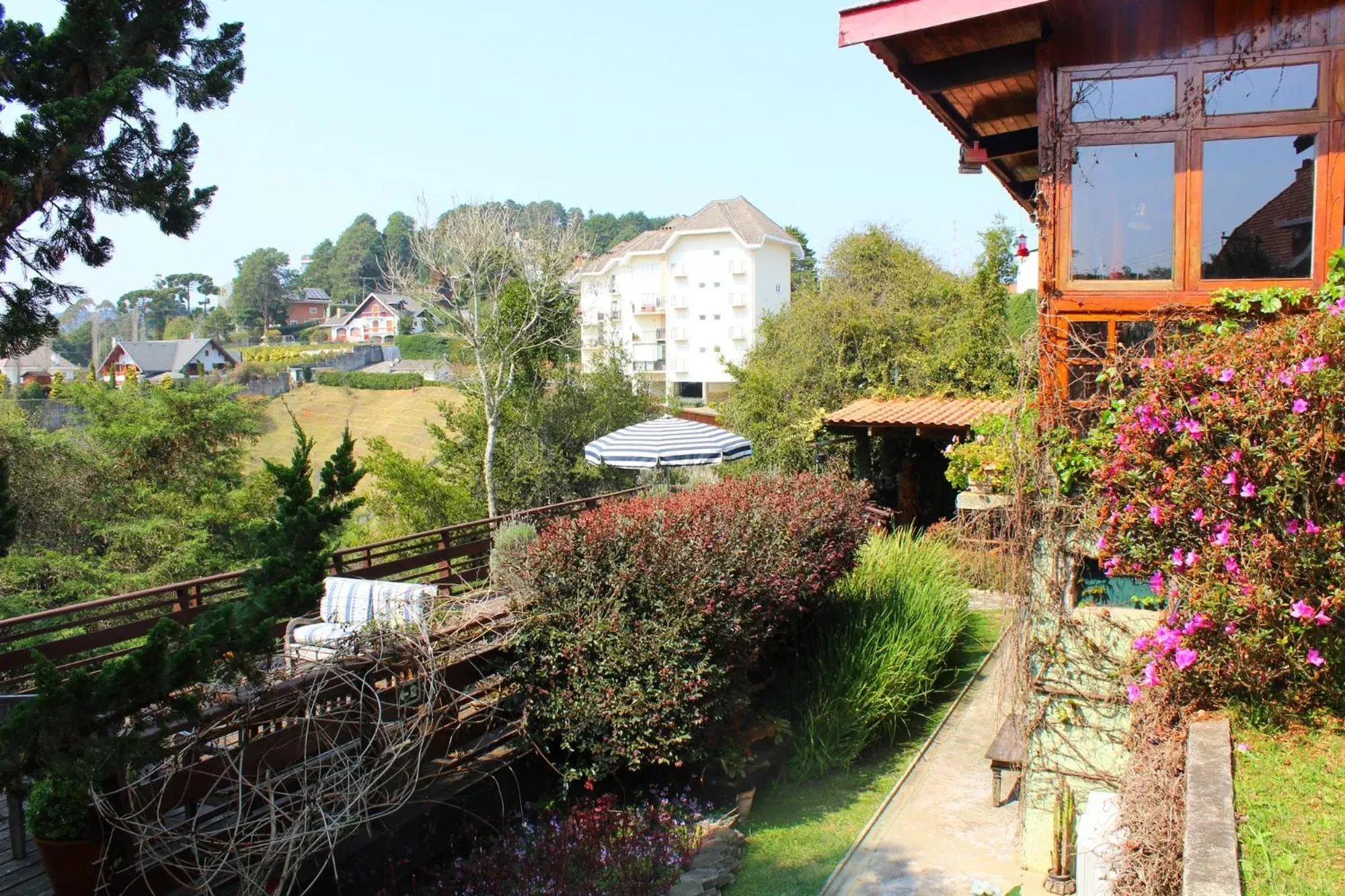 Garden view in Pousada Benevento Garden view in Pousada Benevento