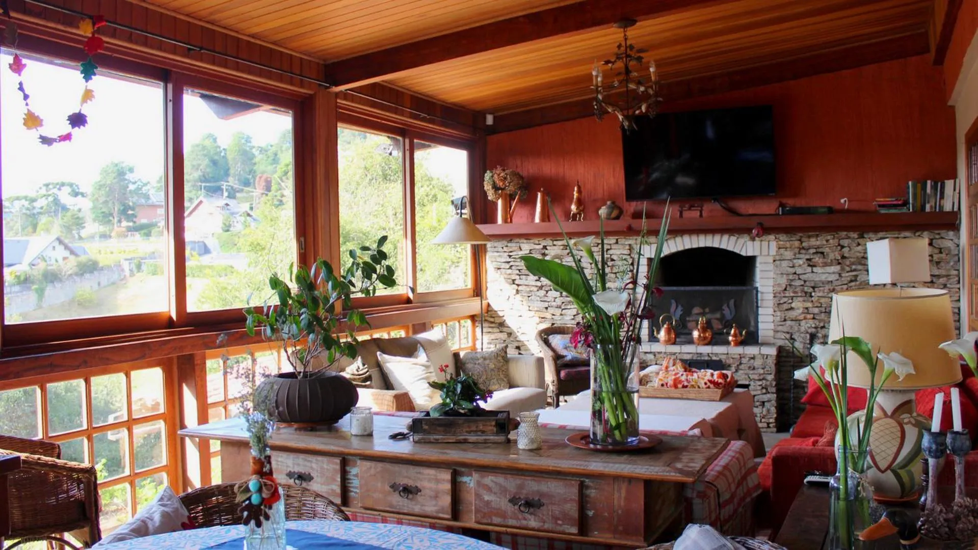 Living room in Pousada Benevento