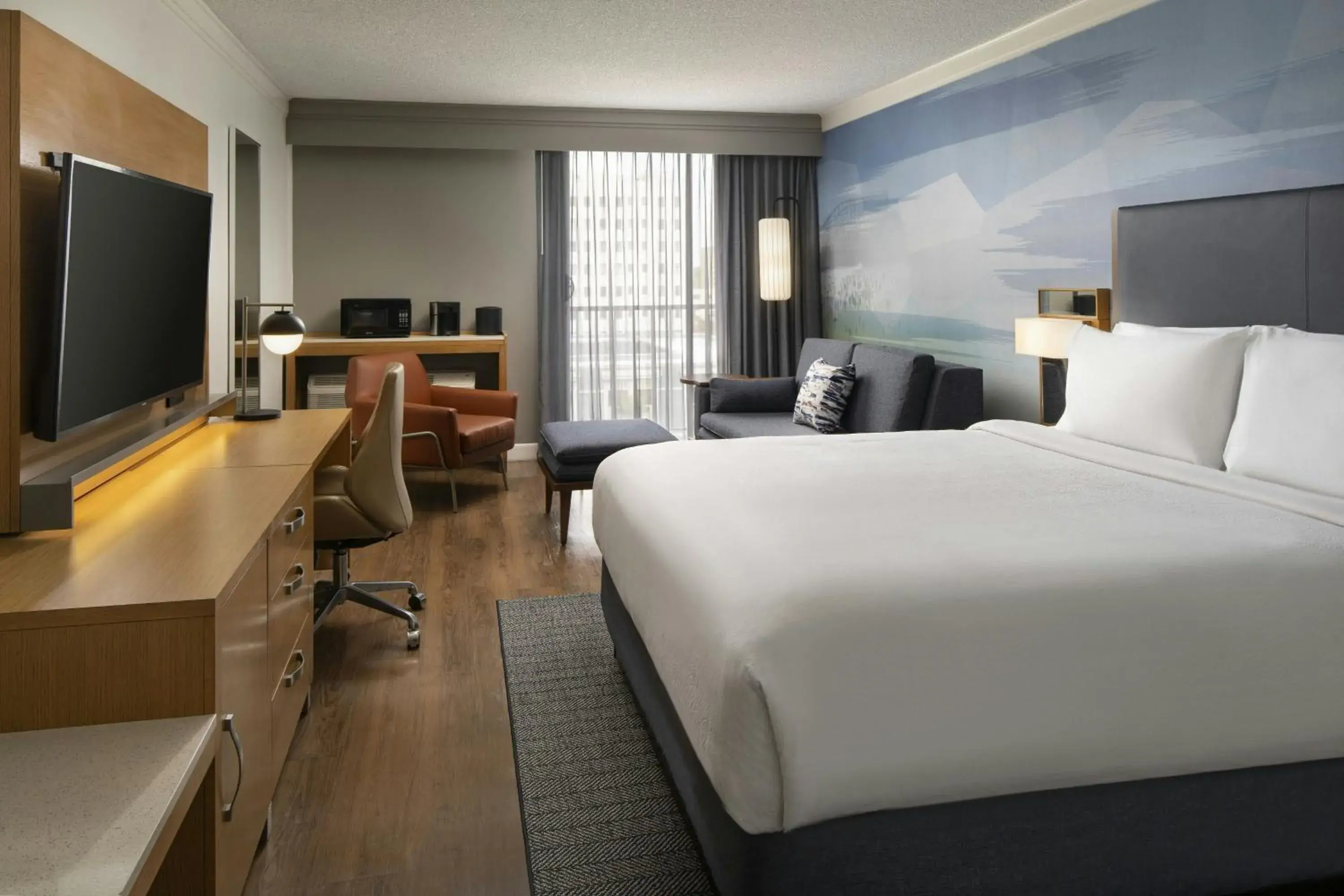 King Room with Balcony - single occupancy in Courtyard by Marriott Long Beach Downtown King Room with Balcony - single occupancy in Courtyard by Marriott Long Beach Downtown