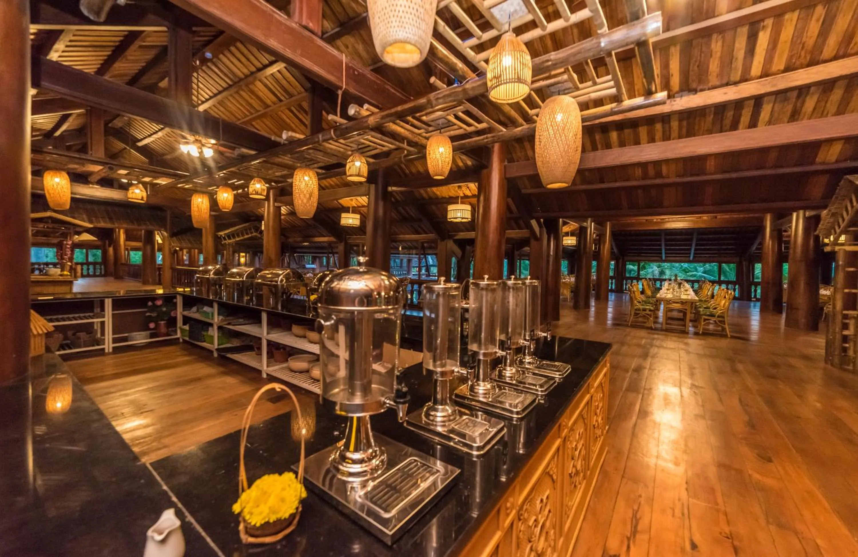 Buffet breakfast in Sankofa Village Hill Resort & Spa