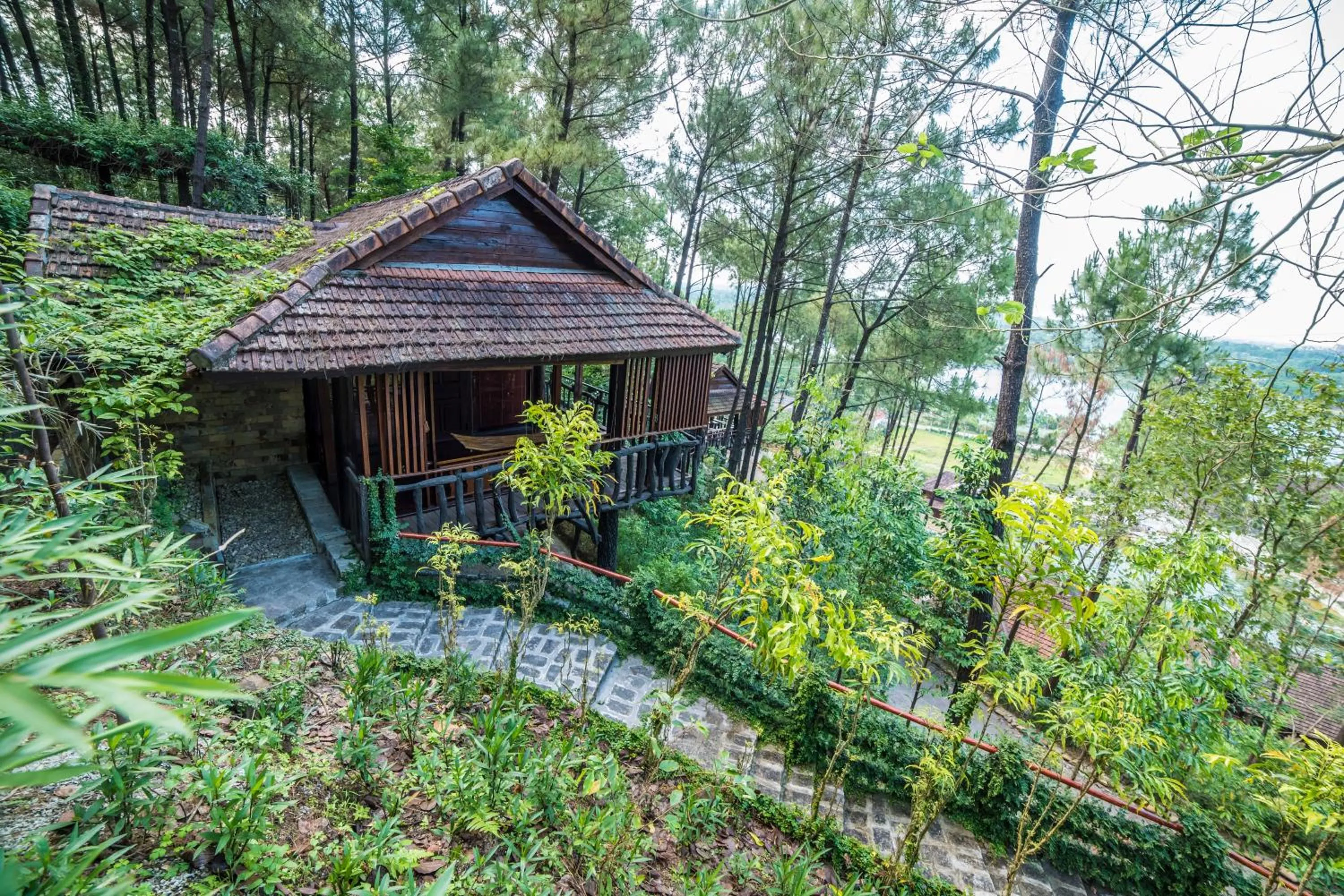 River view in Sankofa Village Hill Resort & Spa