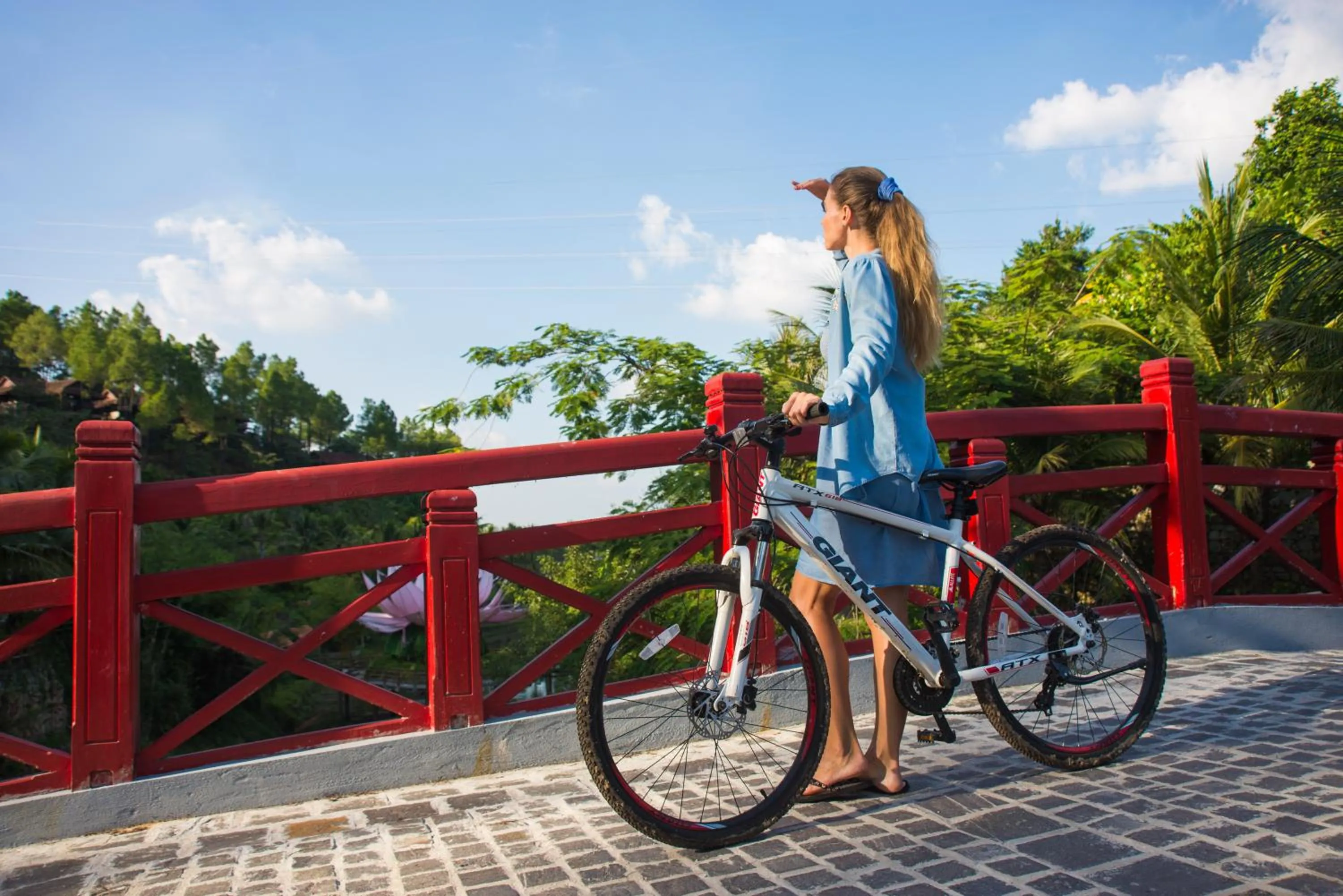 Cycling in Sankofa Village Hill Resort & Spa