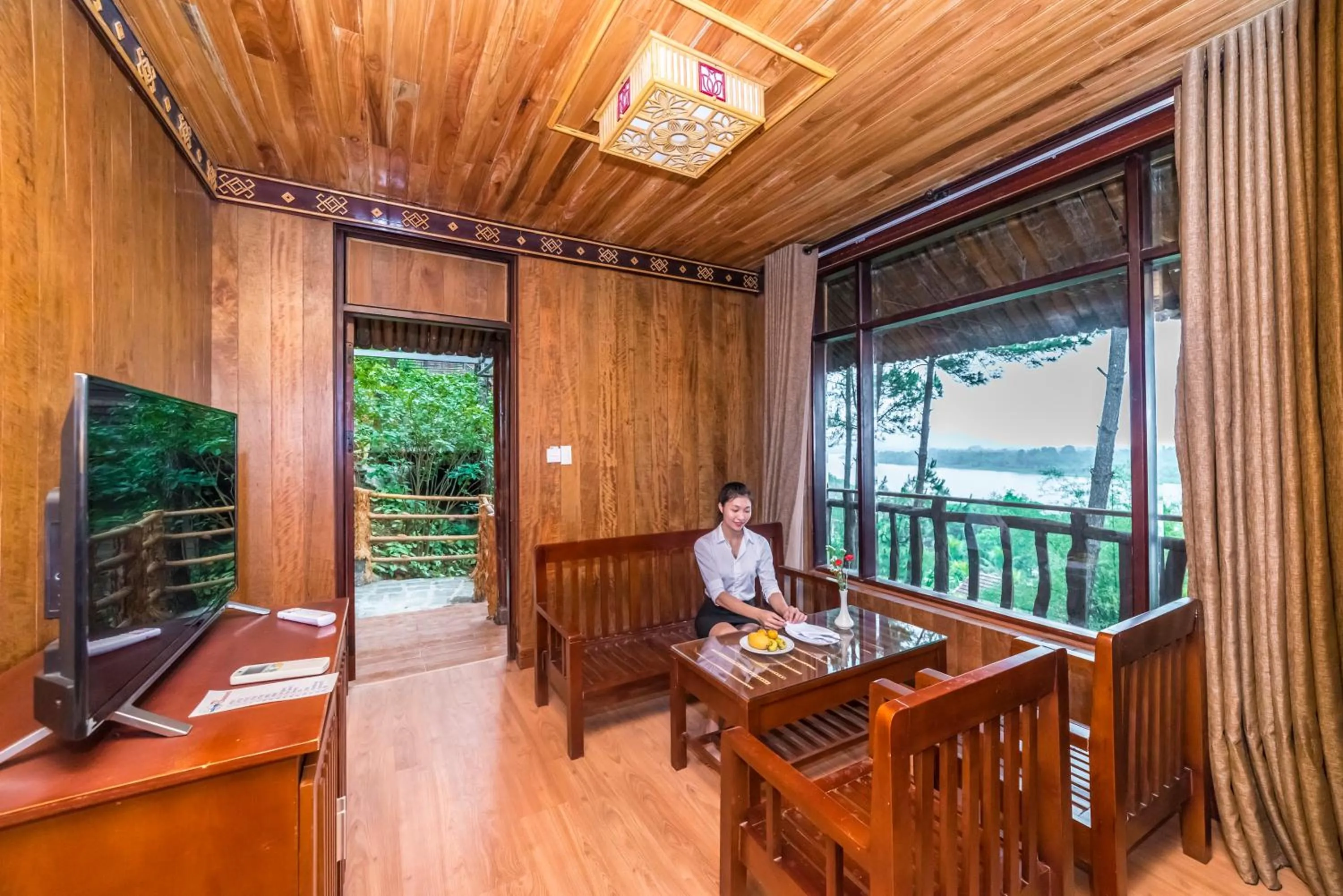 Living room in Sankofa Village Hill Resort & Spa