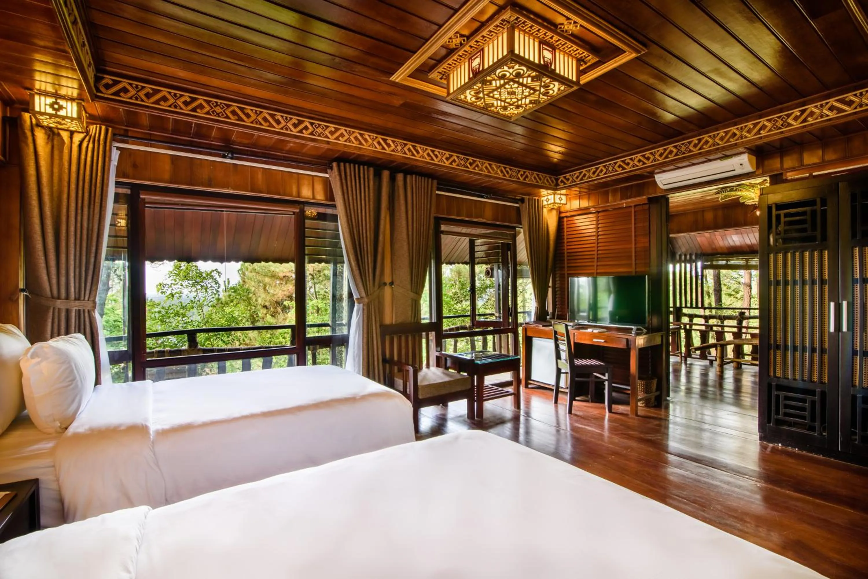 TV and multimedia, Bed in Sankofa Village Hill Resort & Spa