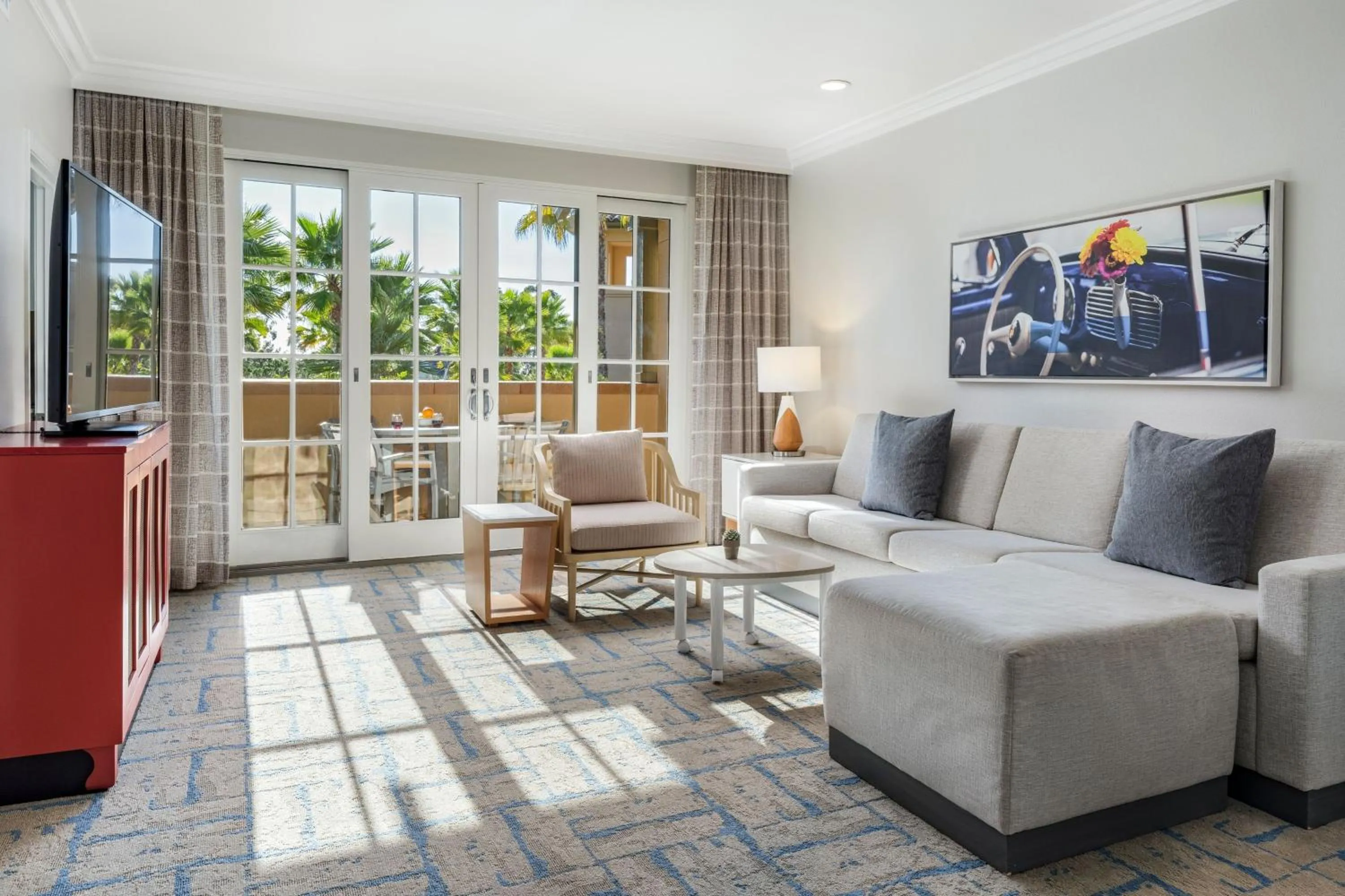 Living room in Marriott's Newport Coast Villas