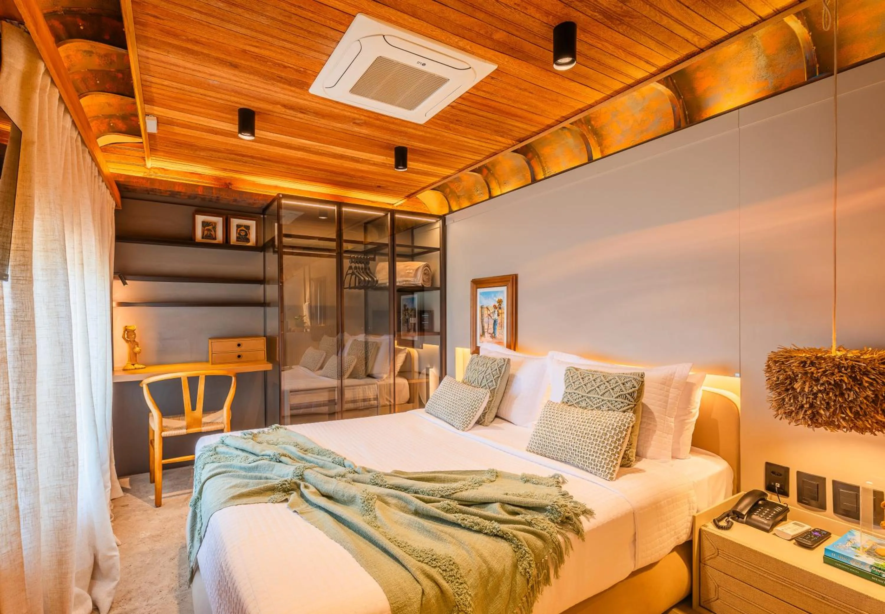 Bed in Aruanã Eco Praia Hotel