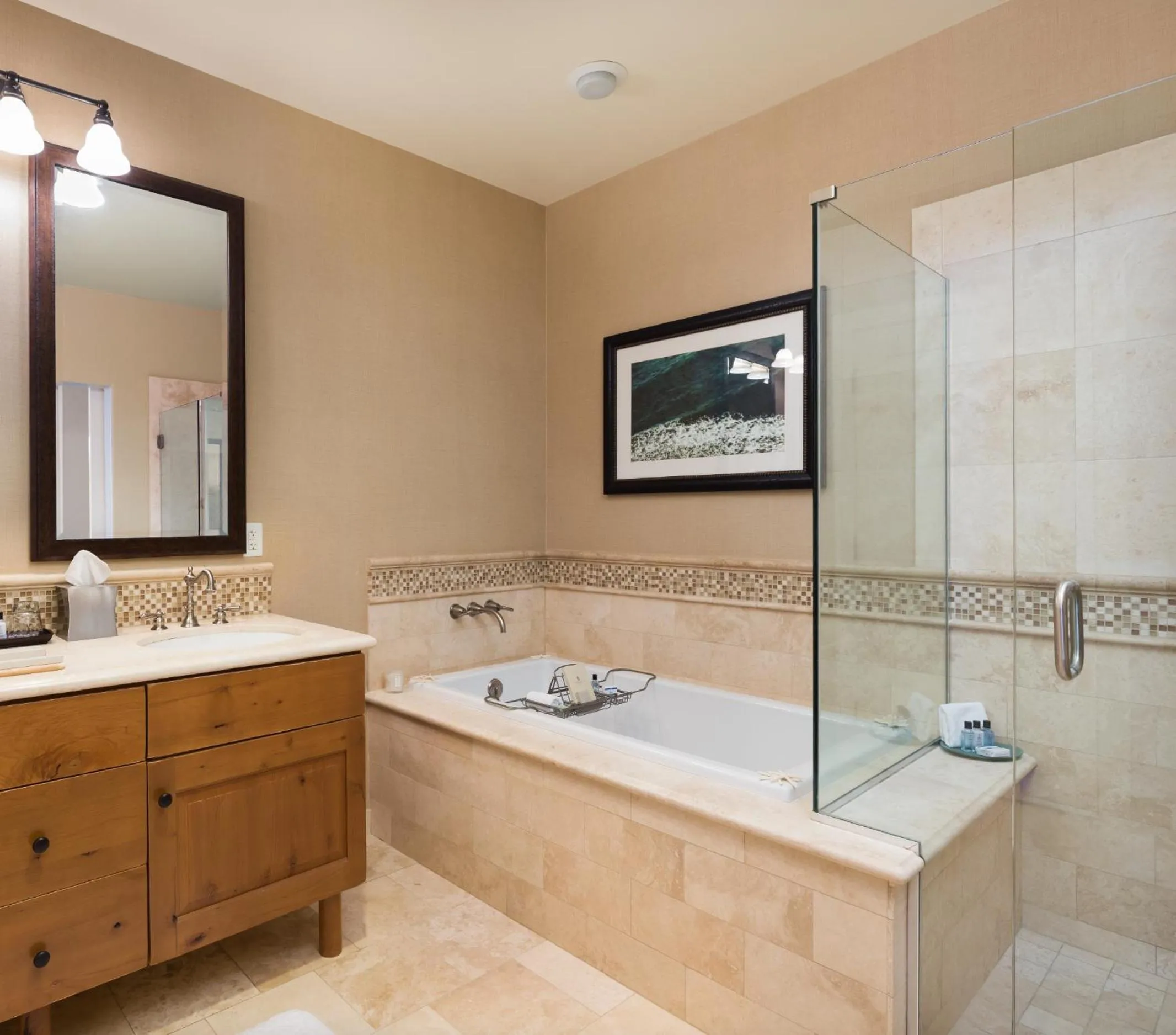 Shower in Terranea Resort