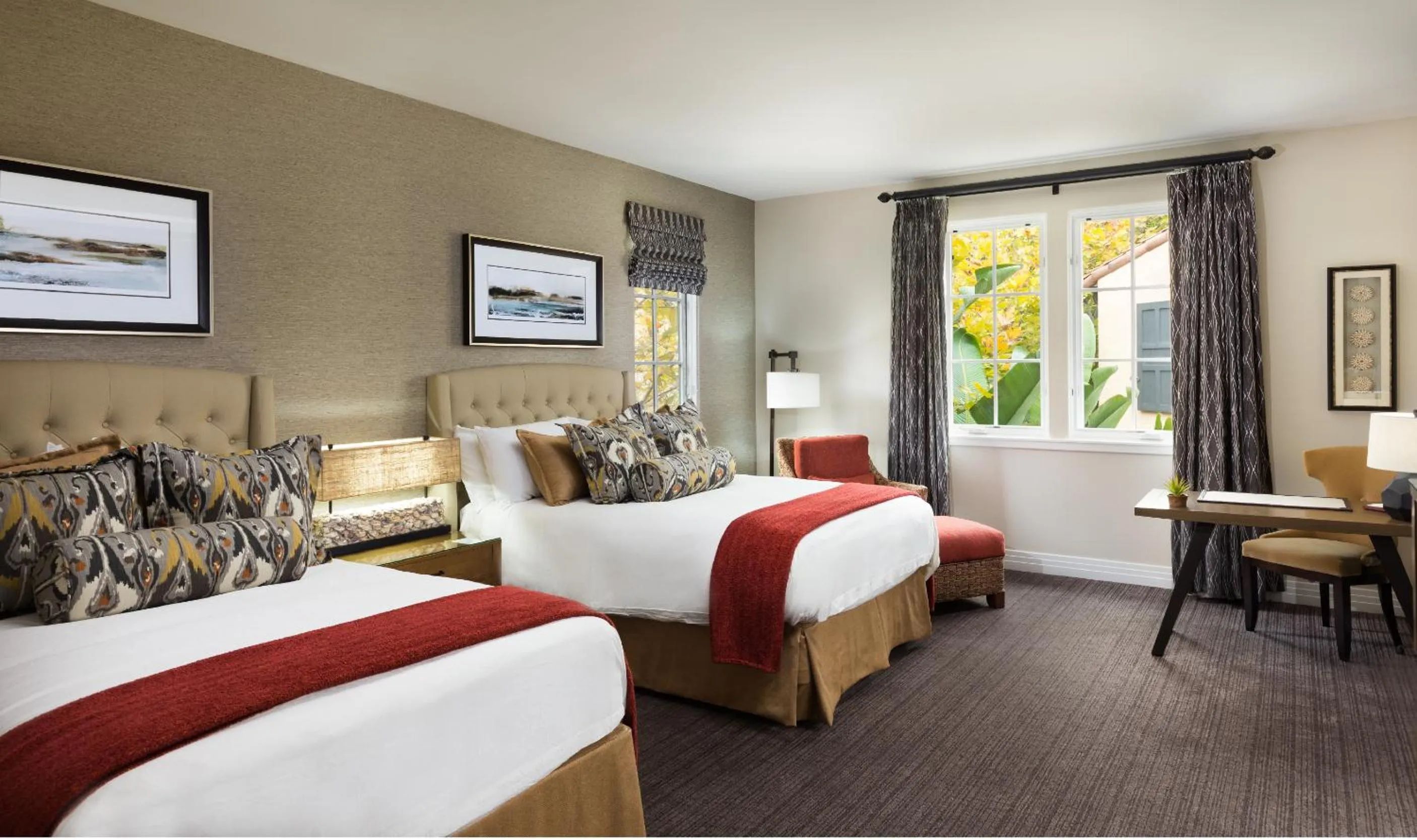 Bed in Terranea Resort