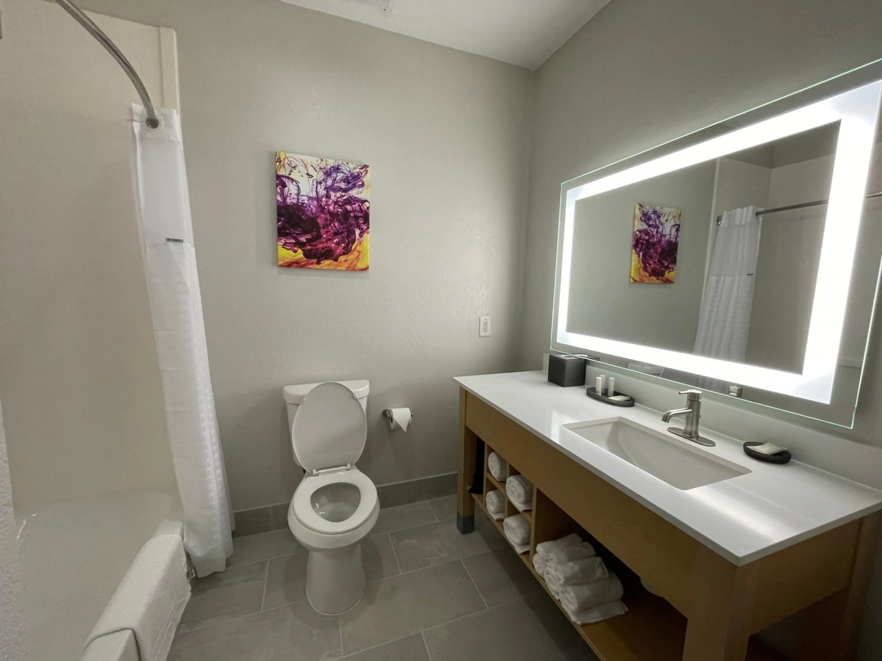 Toilet in La Quinta Inn & Suites by Wyndham Augusta Fort Eisenhower