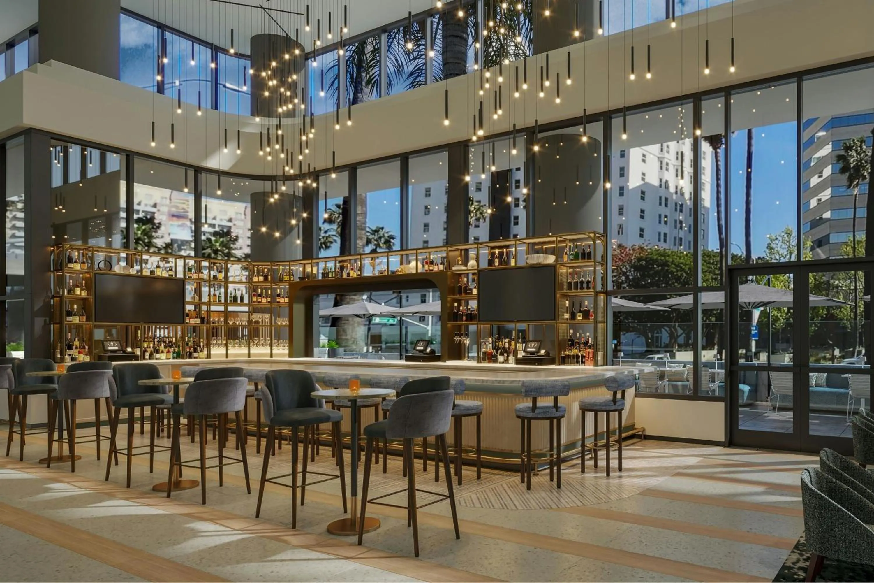 Lobby or reception in Marriott Long Beach Downtown