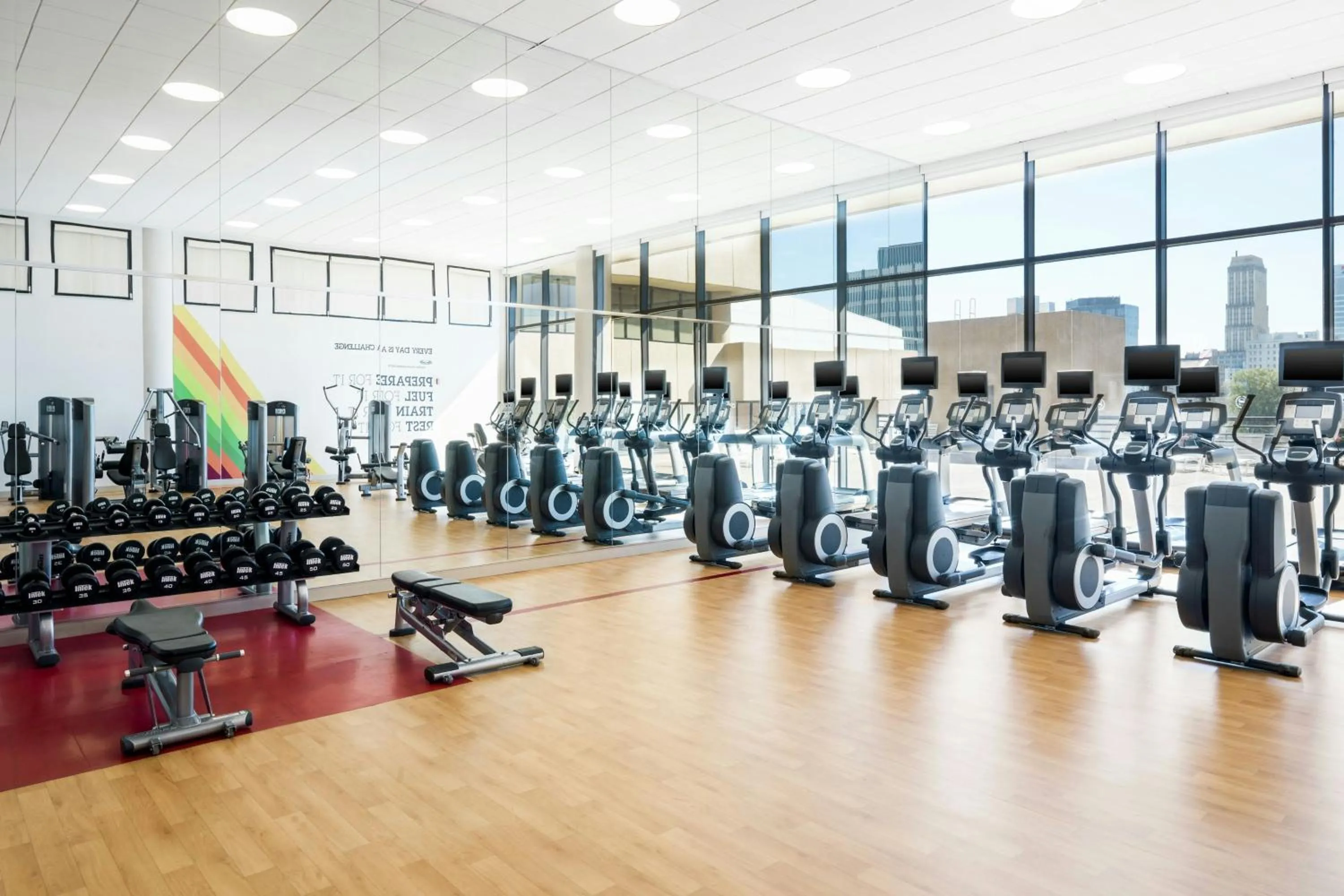 Fitness centre/facilities in Memphis Riverline Hotel