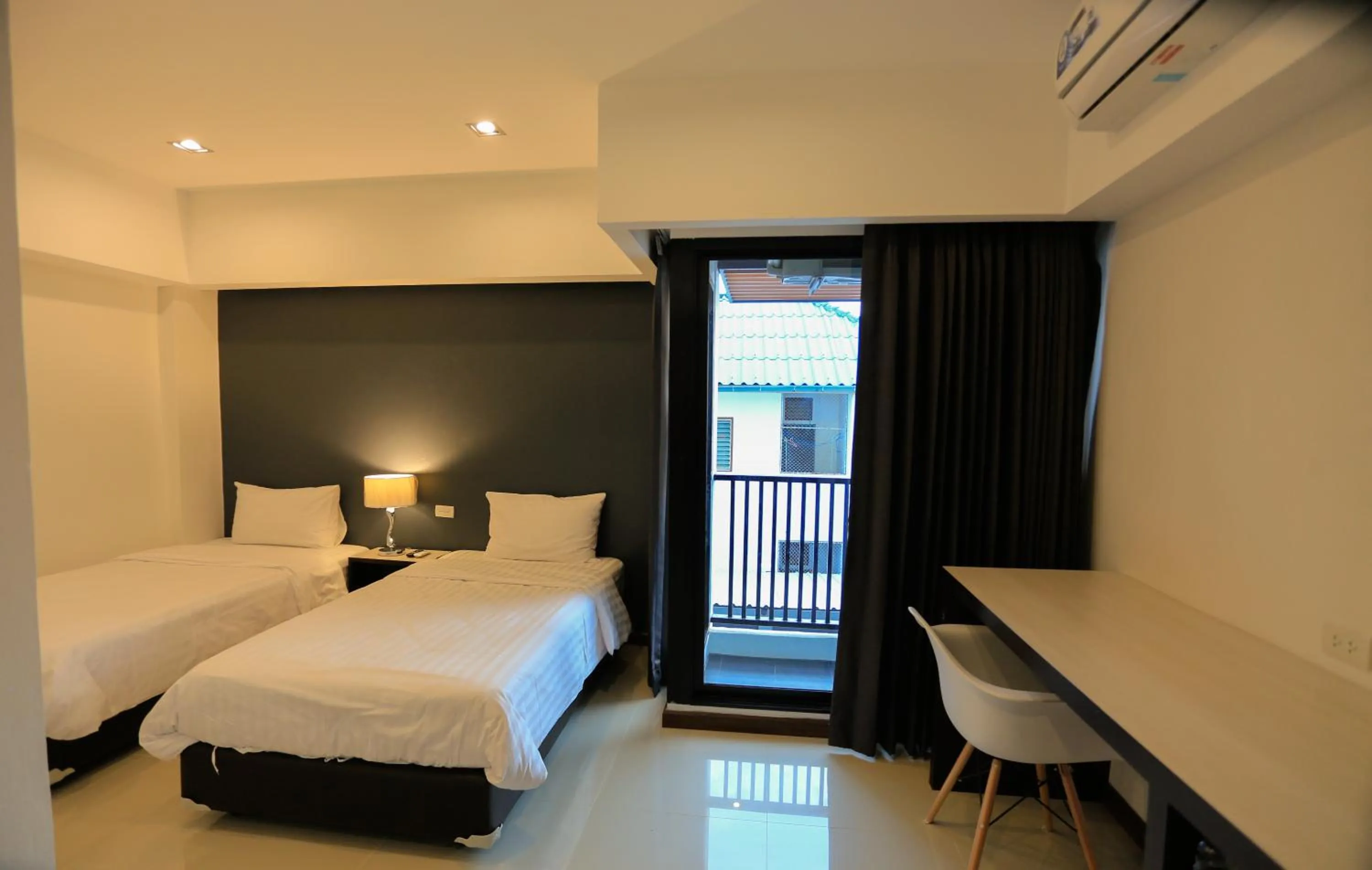 Living room, Bed in Khonkaen Residence