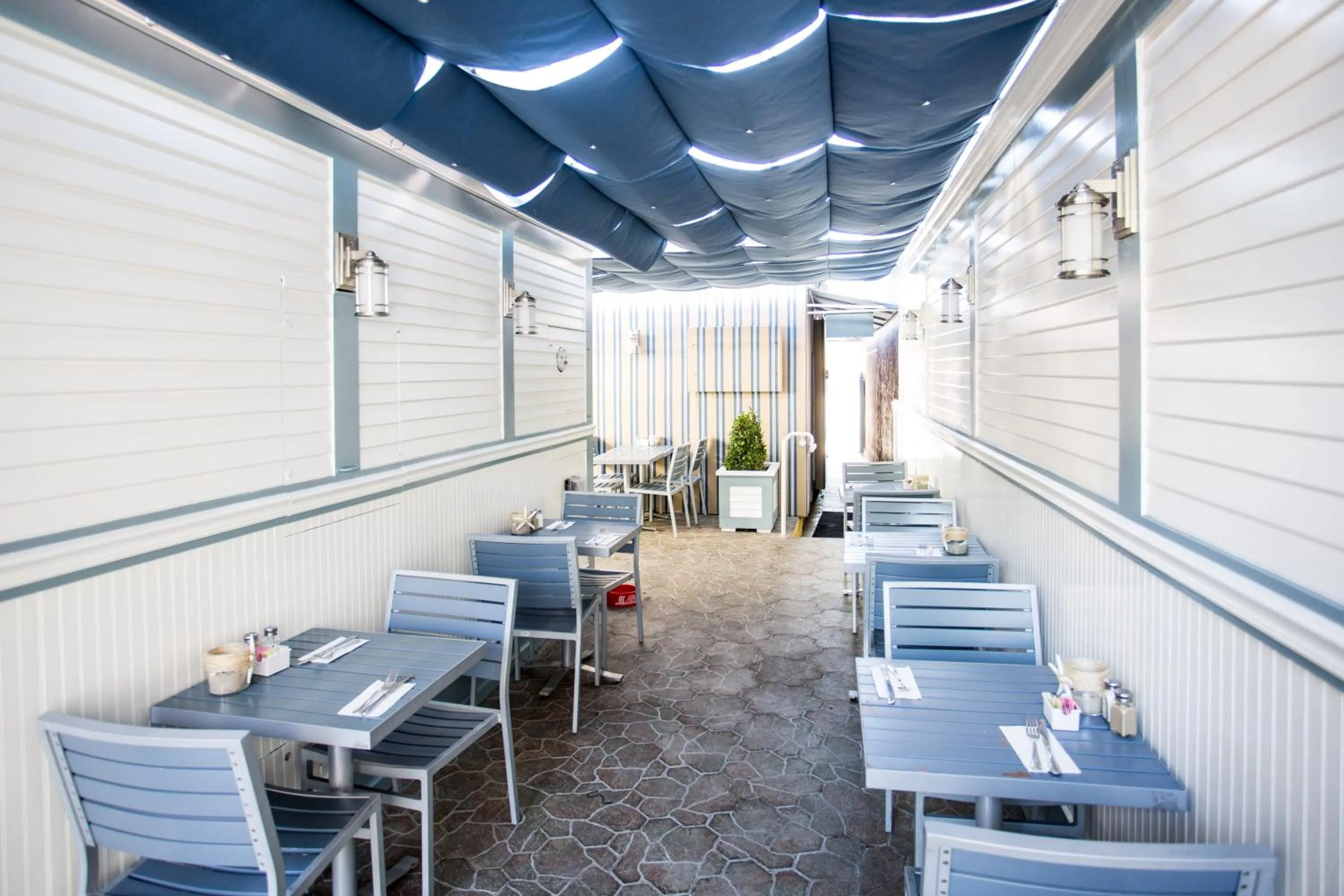 American breakfast in Ocean Park Hotel