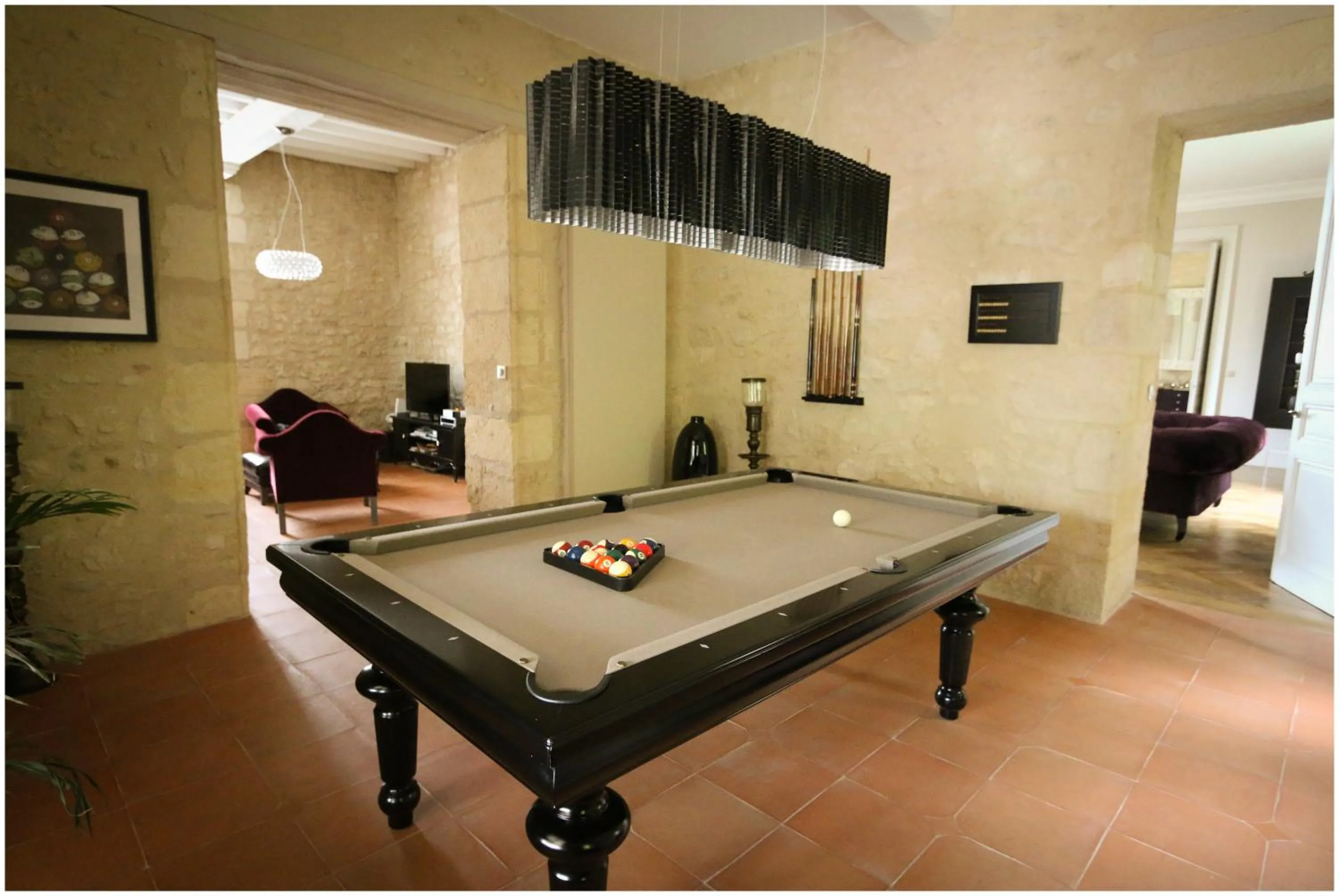Billiard in Château de Courtebotte