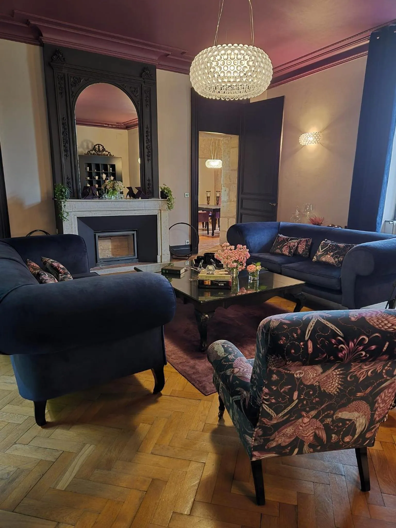 Living room in Château de Courtebotte