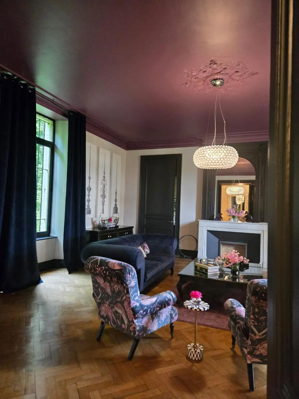 Living room in Château de Courtebotte