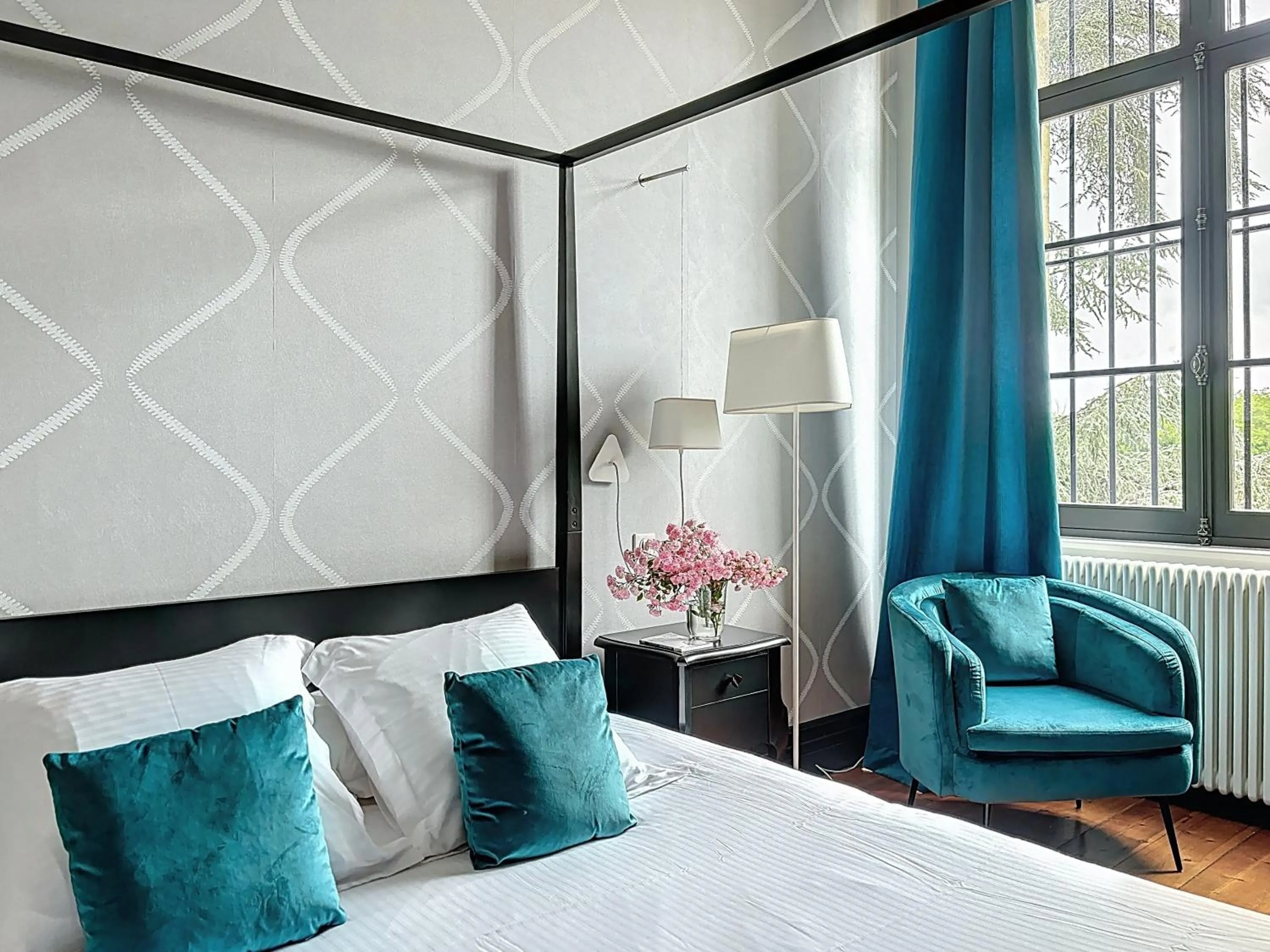 Bed in Château de Courtebotte