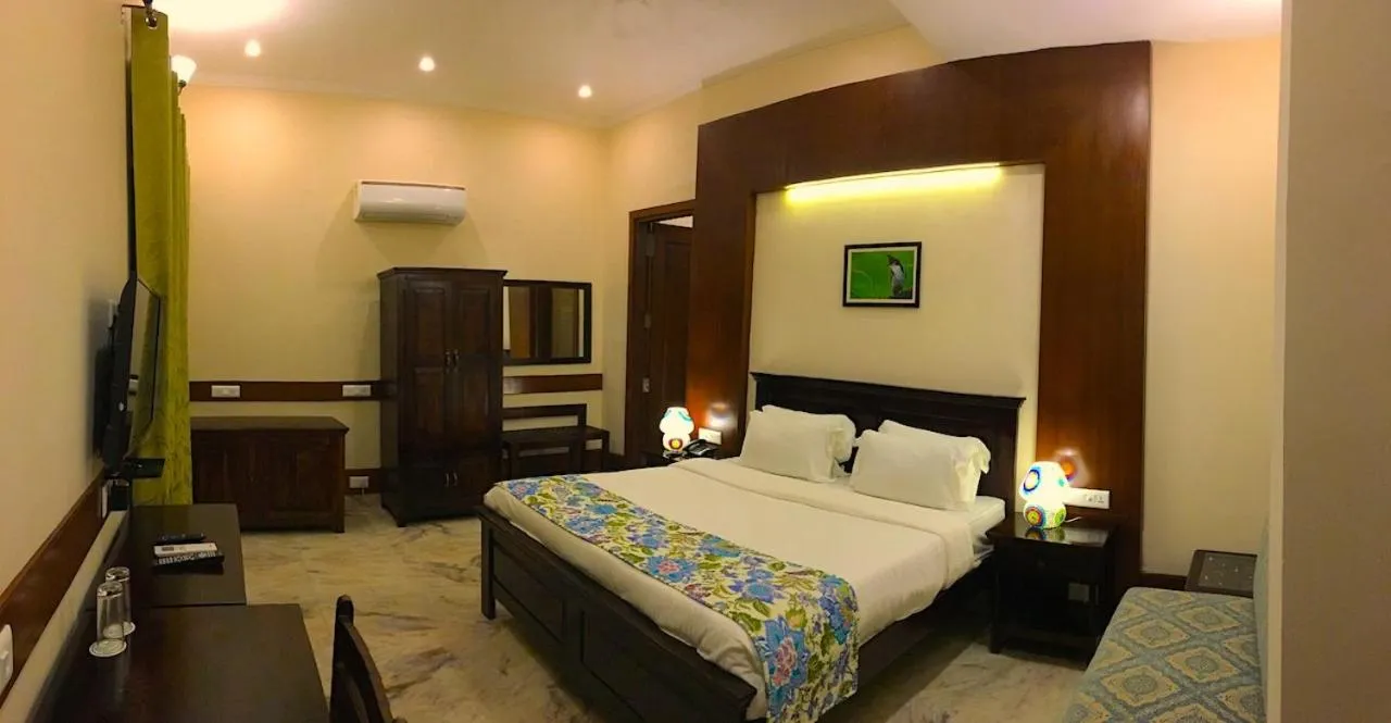 Bed in The Birder's Inn