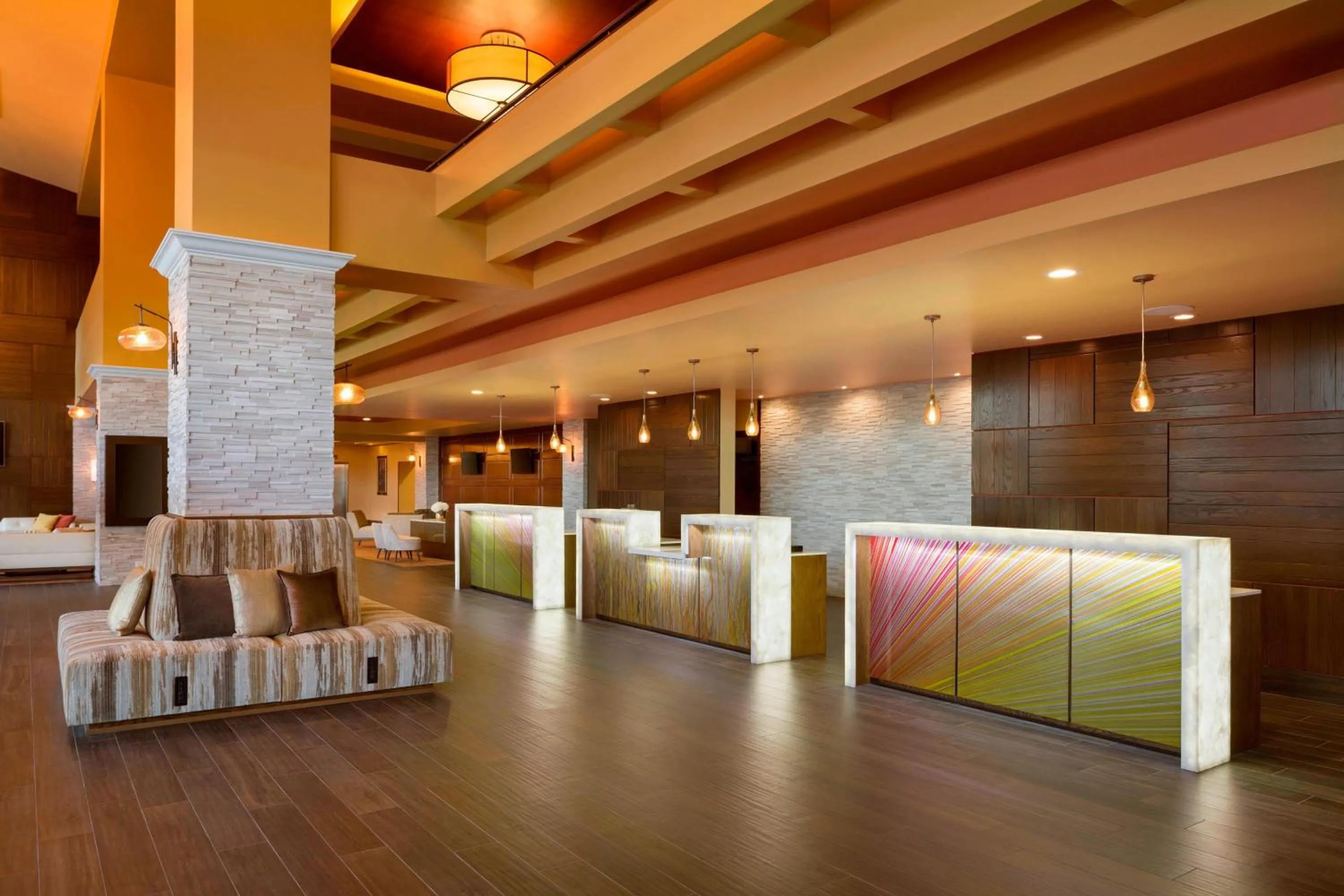 Lobby or reception in Monterey Marriott